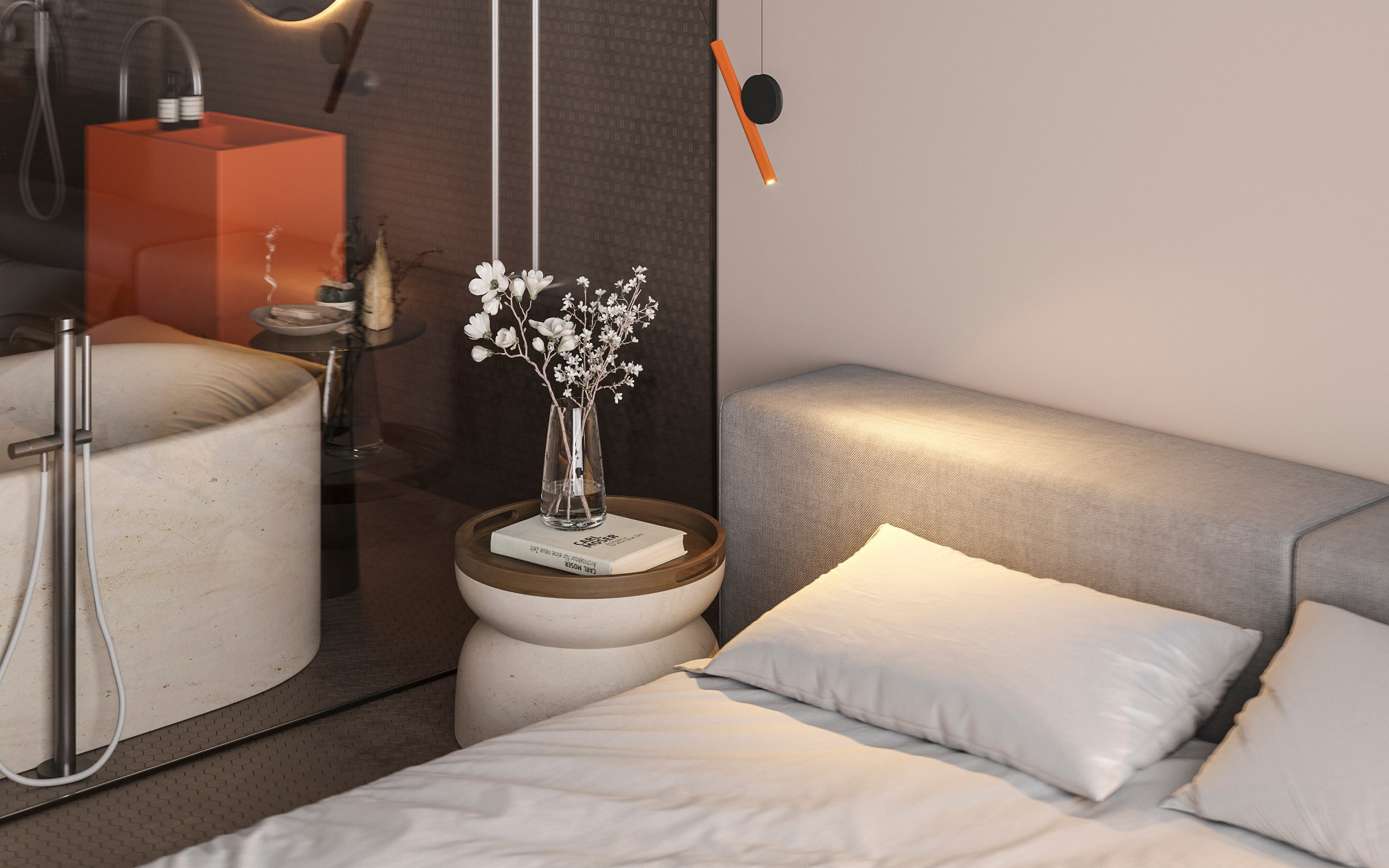 LUXURIOUS SIMPLICITY | BEIGE CONCEPT. Interior Visualization by Valerie Stetyukevich