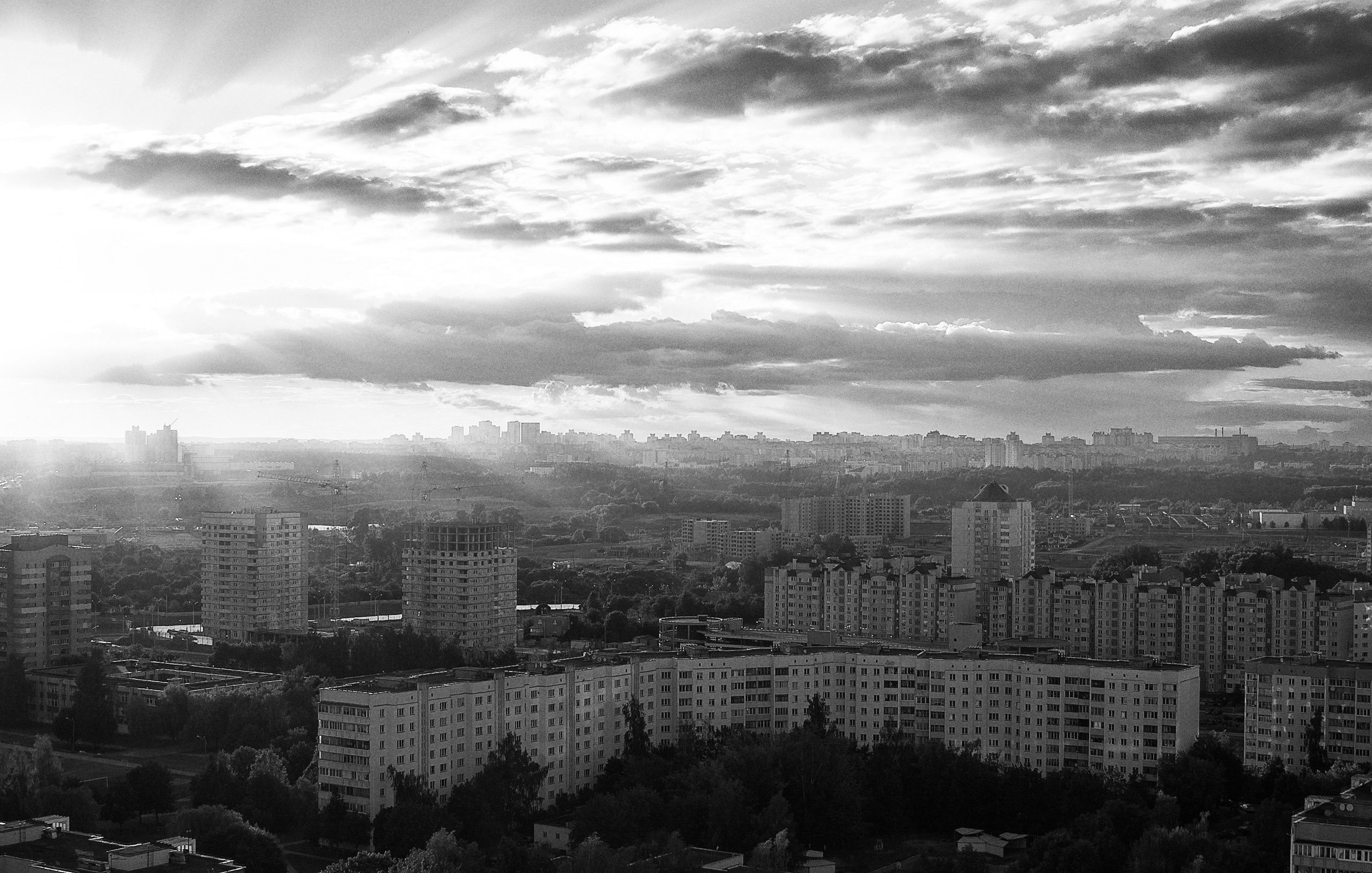 Минск. Фотограф Антон Швец — Монохромная реальность