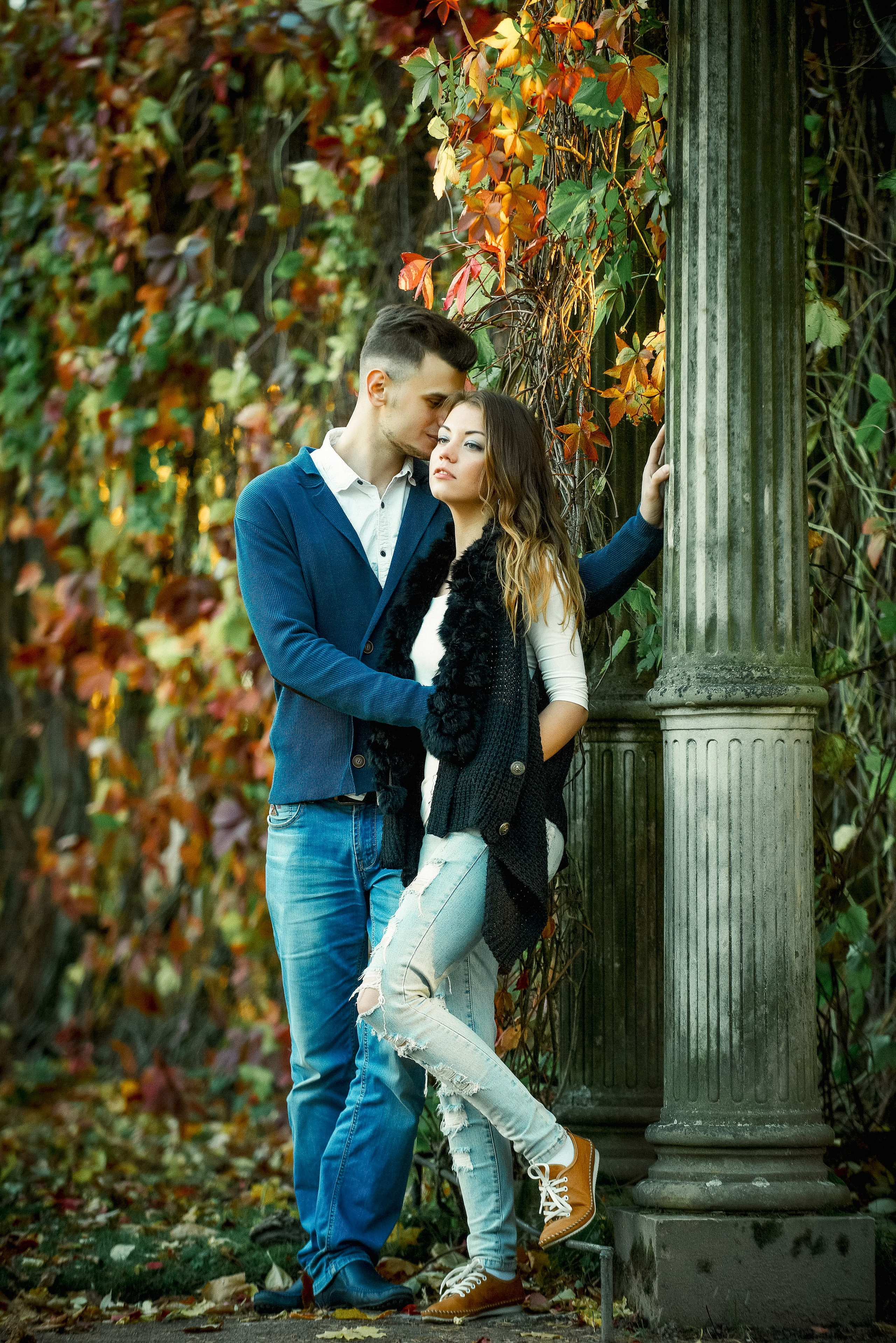 Love story в Пушкине в Екатерининском и Александровском парке. Портретный, семейный и свадебный фотограф в Санкт-Петербурге и в Пушкине Ширяев Денис