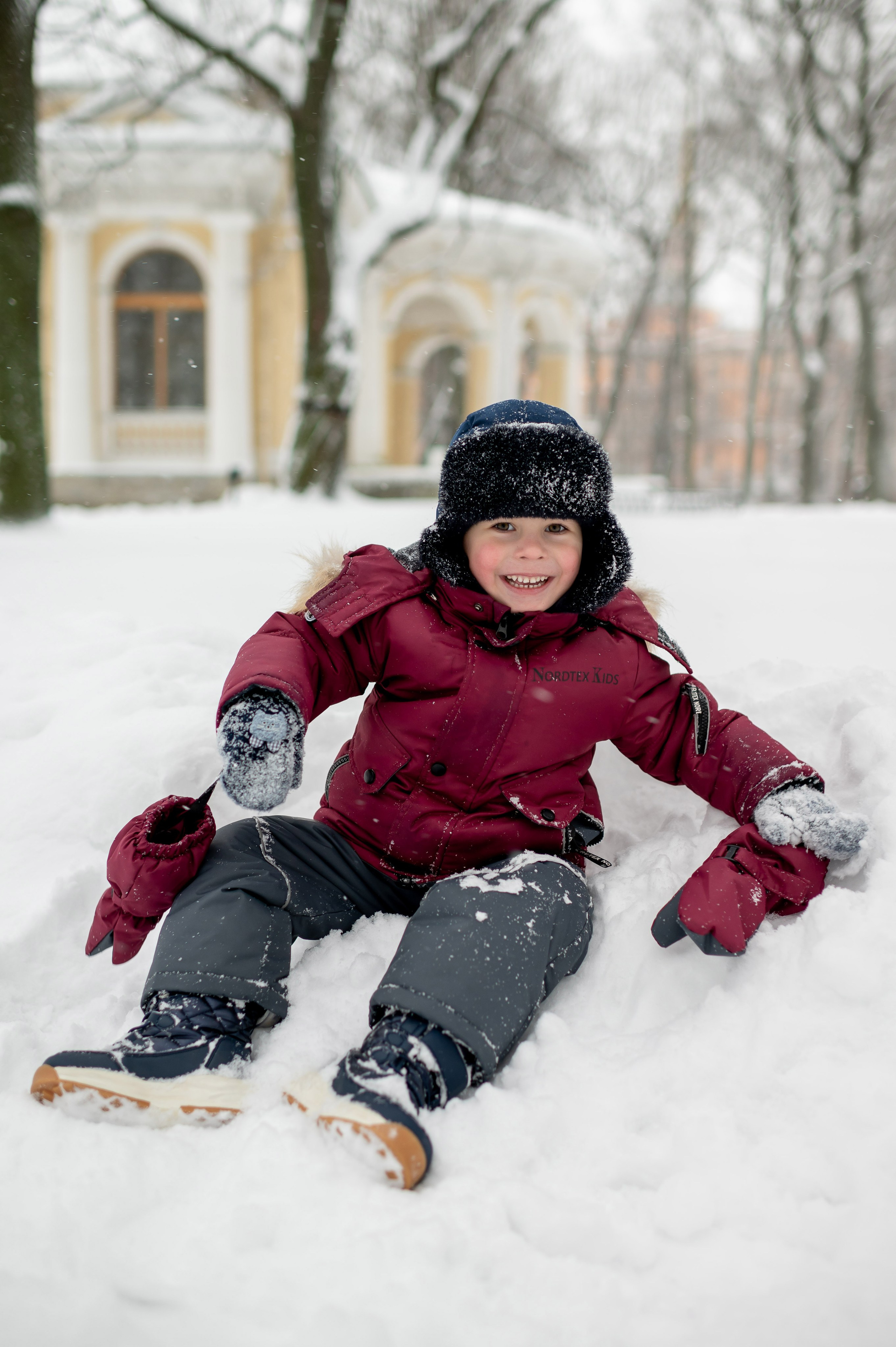Зимняя прогулка Валерия, Андрей и Егор. Портретный, семейный и свадебный фотограф в Санкт-Петербурге и в Пушкине Ширяев Денис