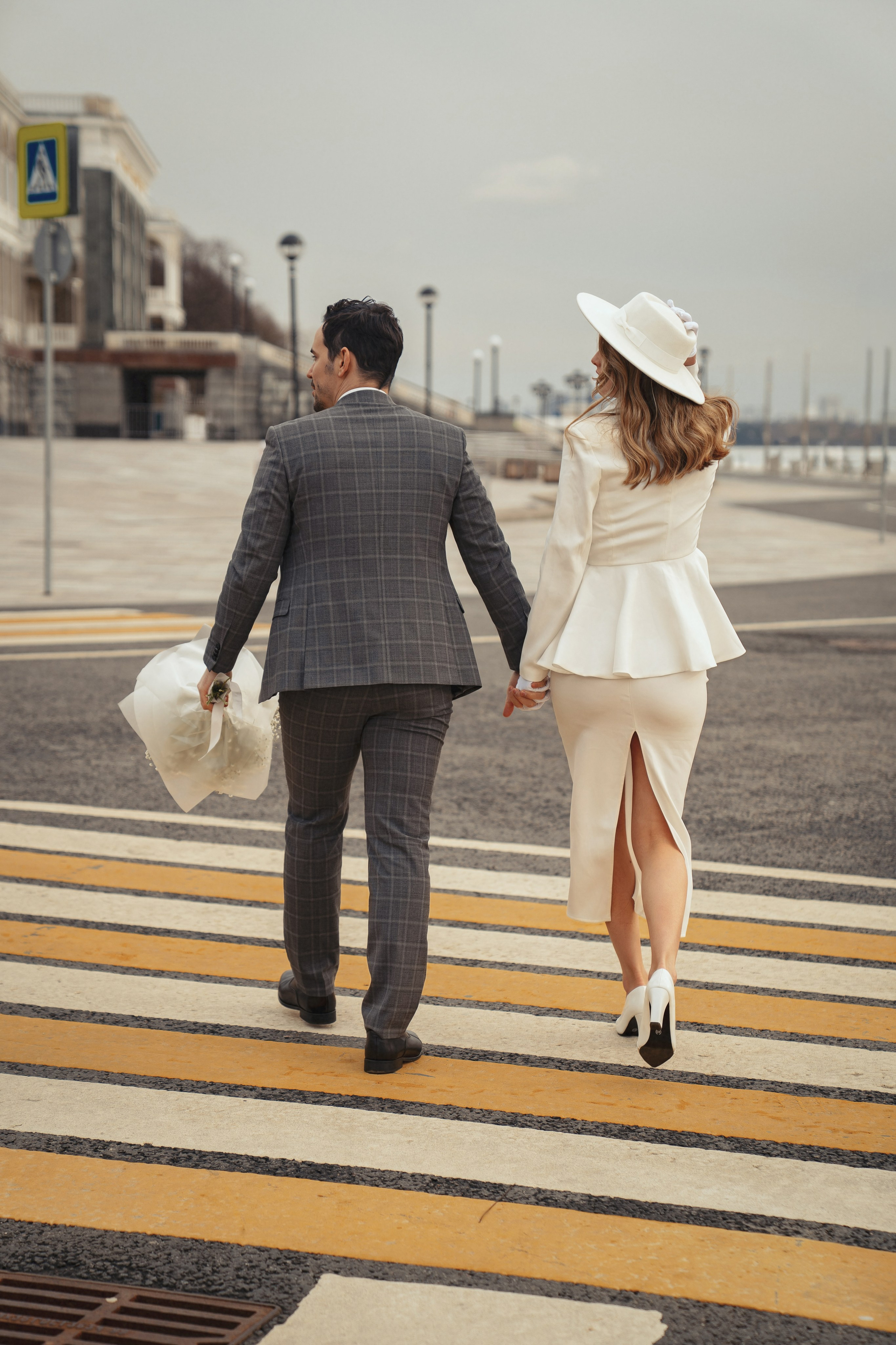 Свадебная прогулка на речном вокзале. Семейный фотограф в Москве Трубинова Екатерина