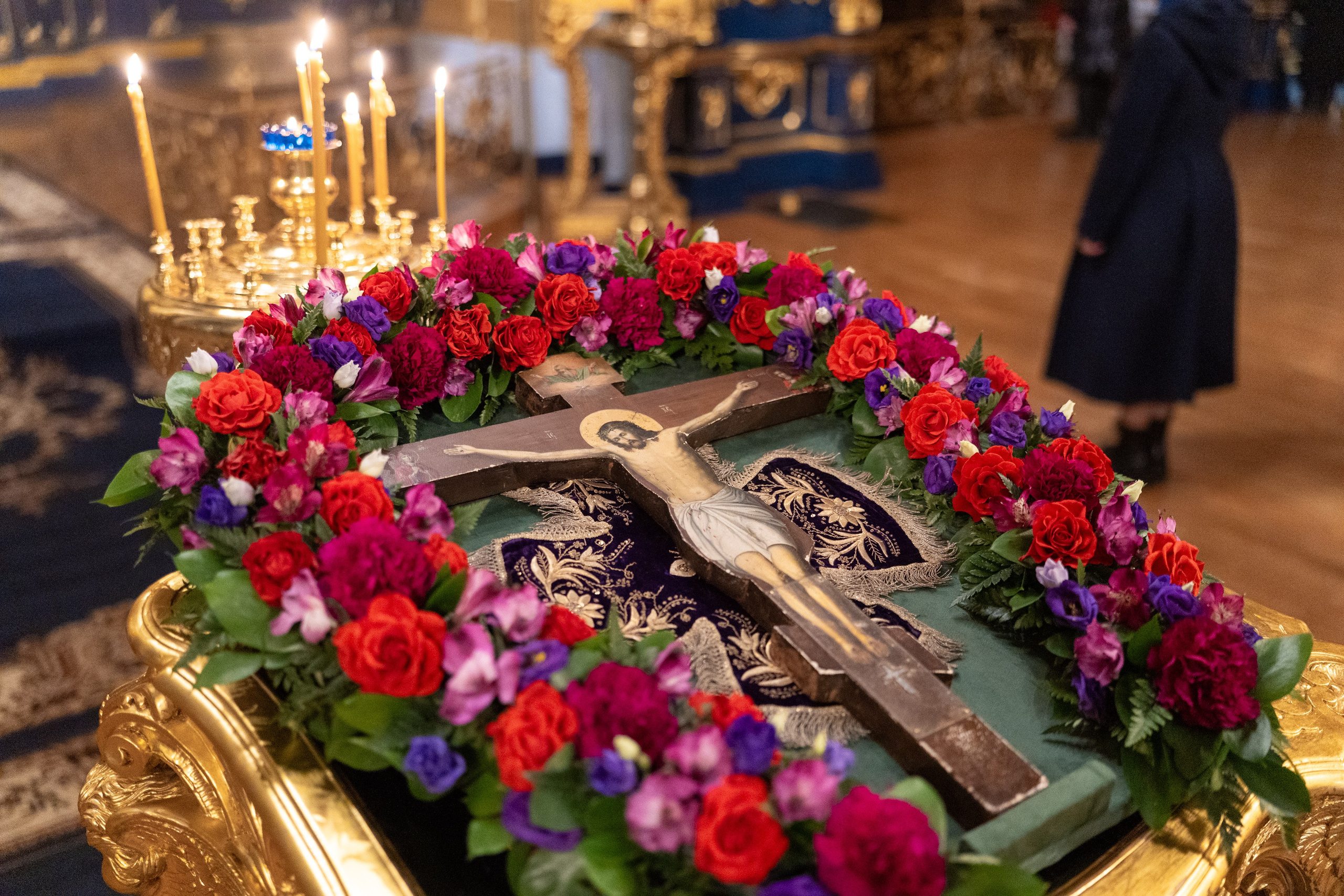 Воскресное бдение в канун Недели Крестопоклонной. НИКОЛО-БОГОЯВЛЕНСКИЙ МОРСКОЙ СОБОР