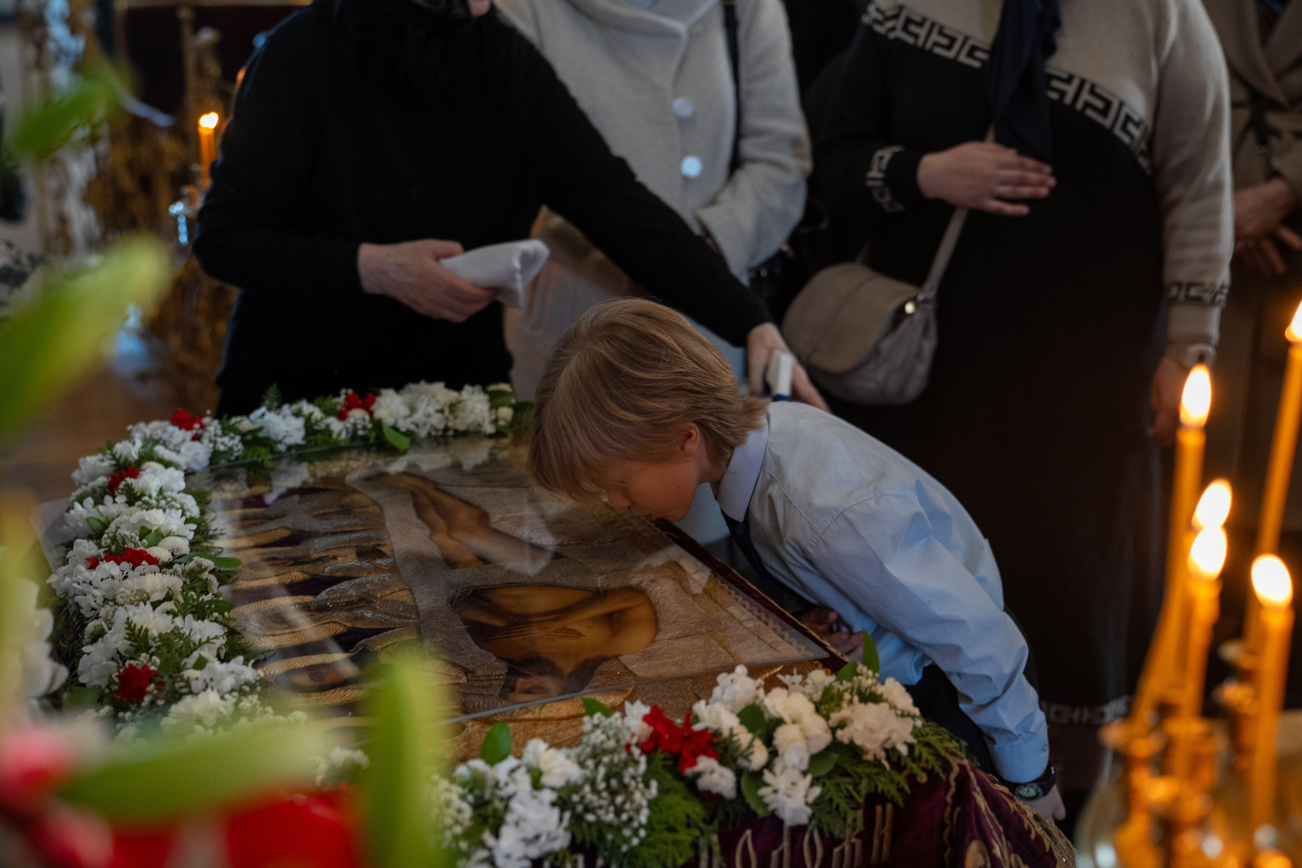 Великая пятница. Вечерня с выносом Плащаницы. НИКОЛО-БОГОЯВЛЕНСКИЙ МОРСКОЙ СОБОР