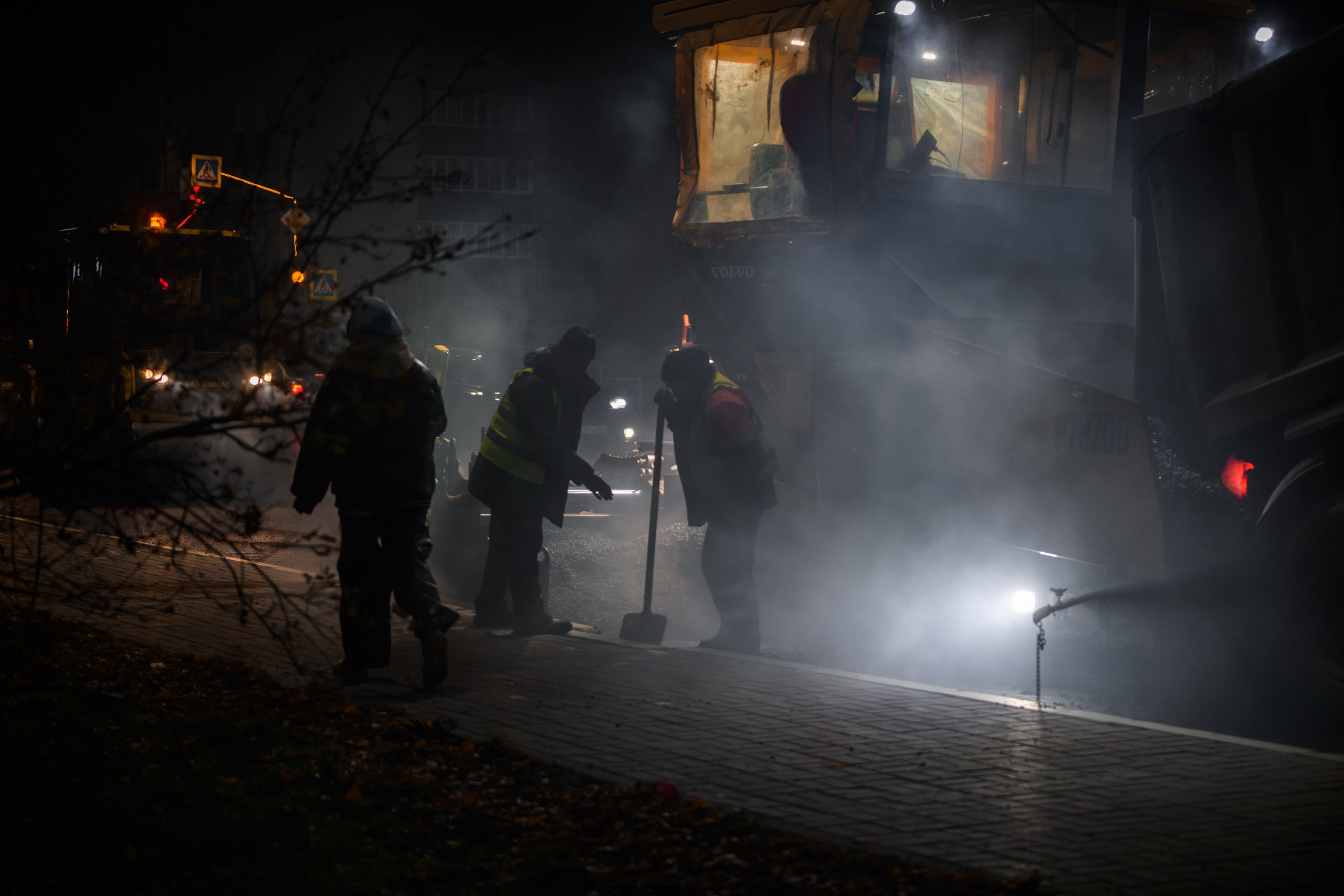 Дорожные работы. Фотограф в Ханты-Мансийске Евгений Жуланов