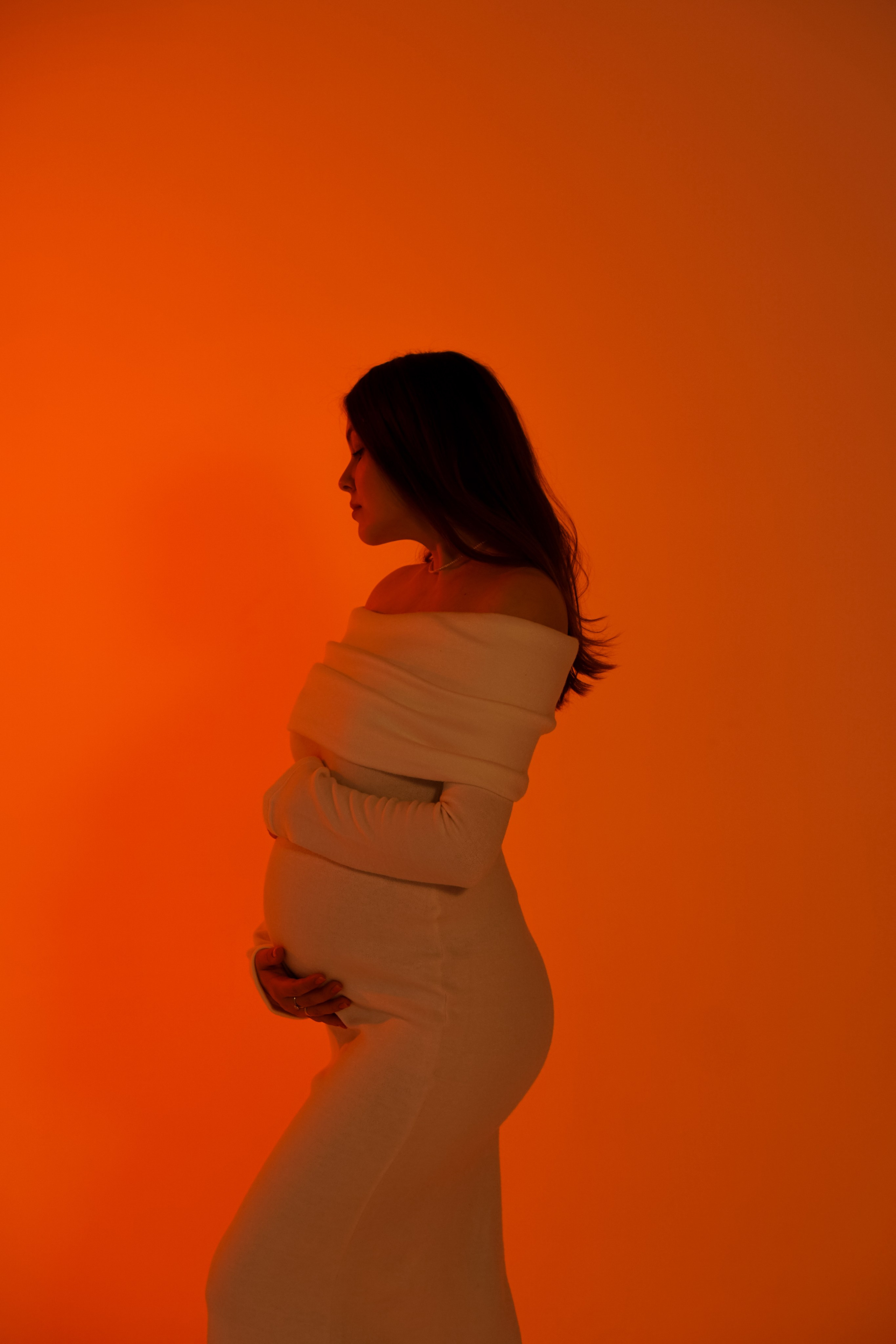 Беременность студия. Фотограф Москва — Полина Робин