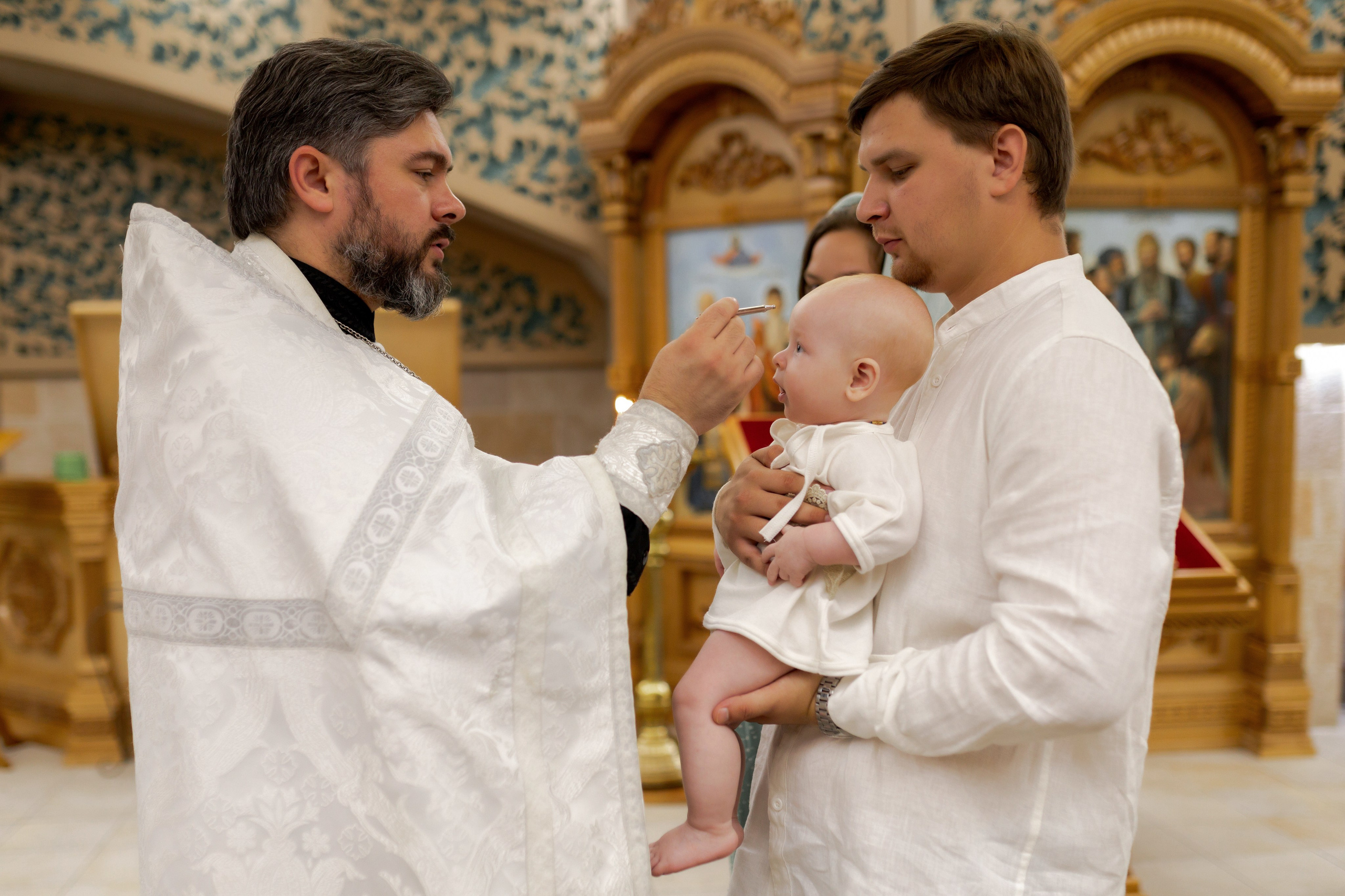 Таинство Крещения Мирона. Свадебный и Семейный Фотограф в Краснодаре