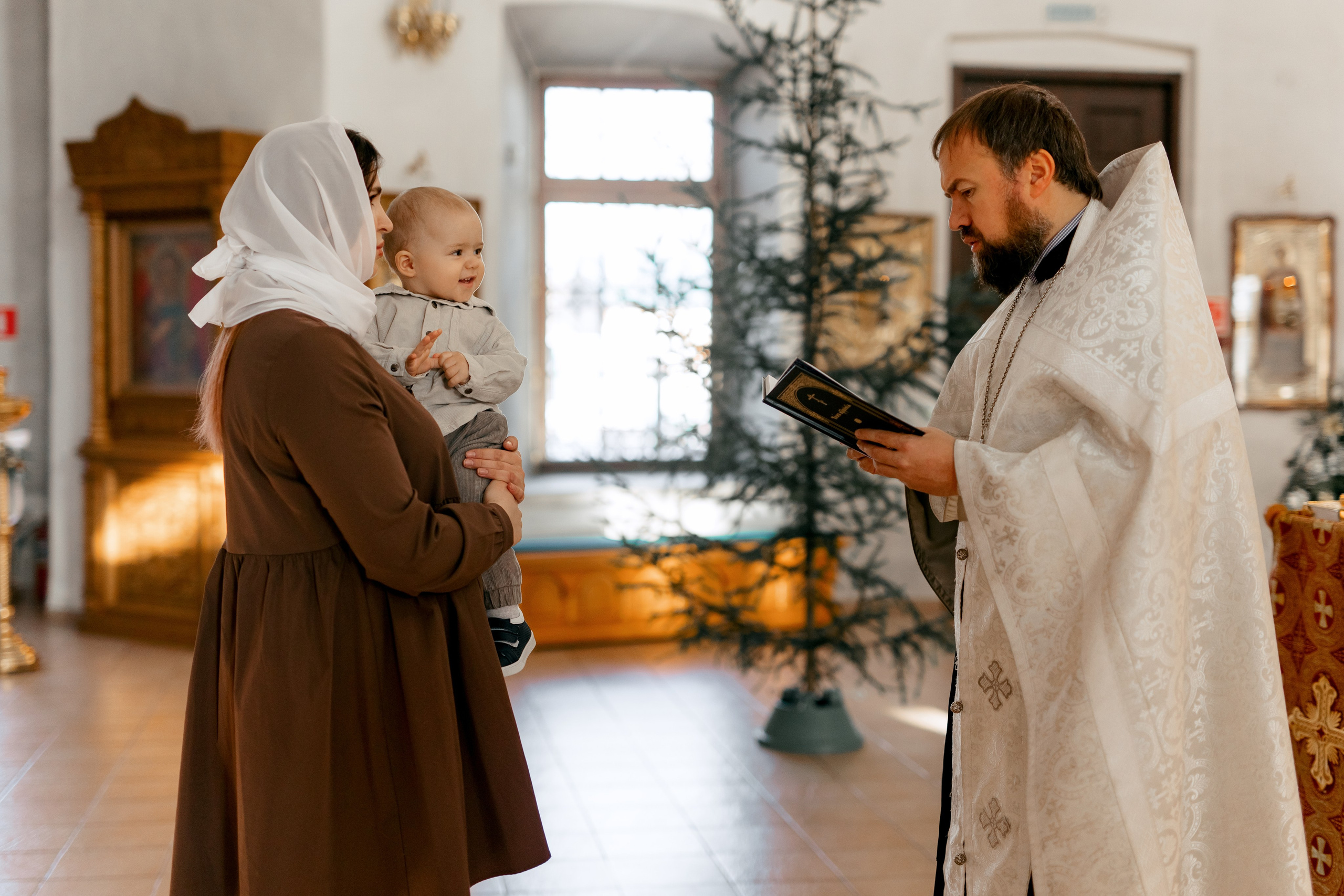 Крещение Тимофея. Свадебный и семейный фотограф в Туле и области Маша Костина