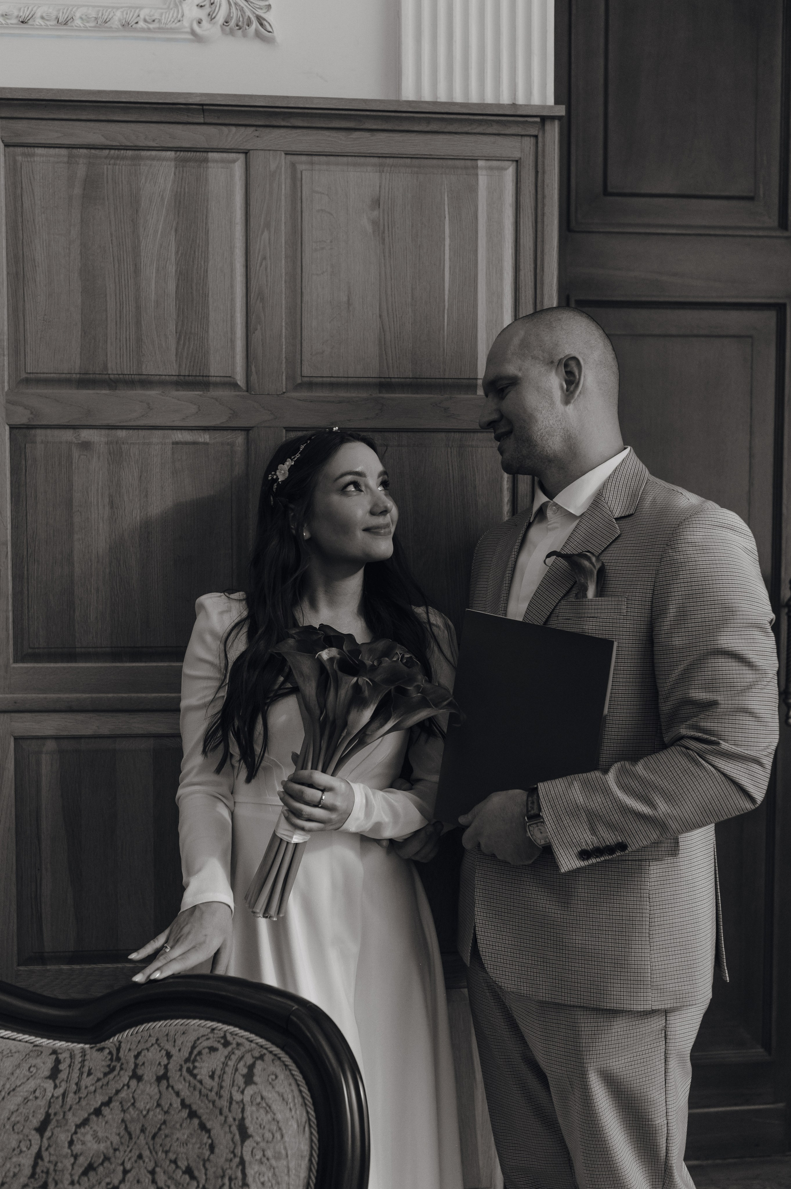 Яна и Борис, Грибоедовский ЗАГС. Свадебный фотограф Москва и Санкт-Петербург. Анастасия Чудина