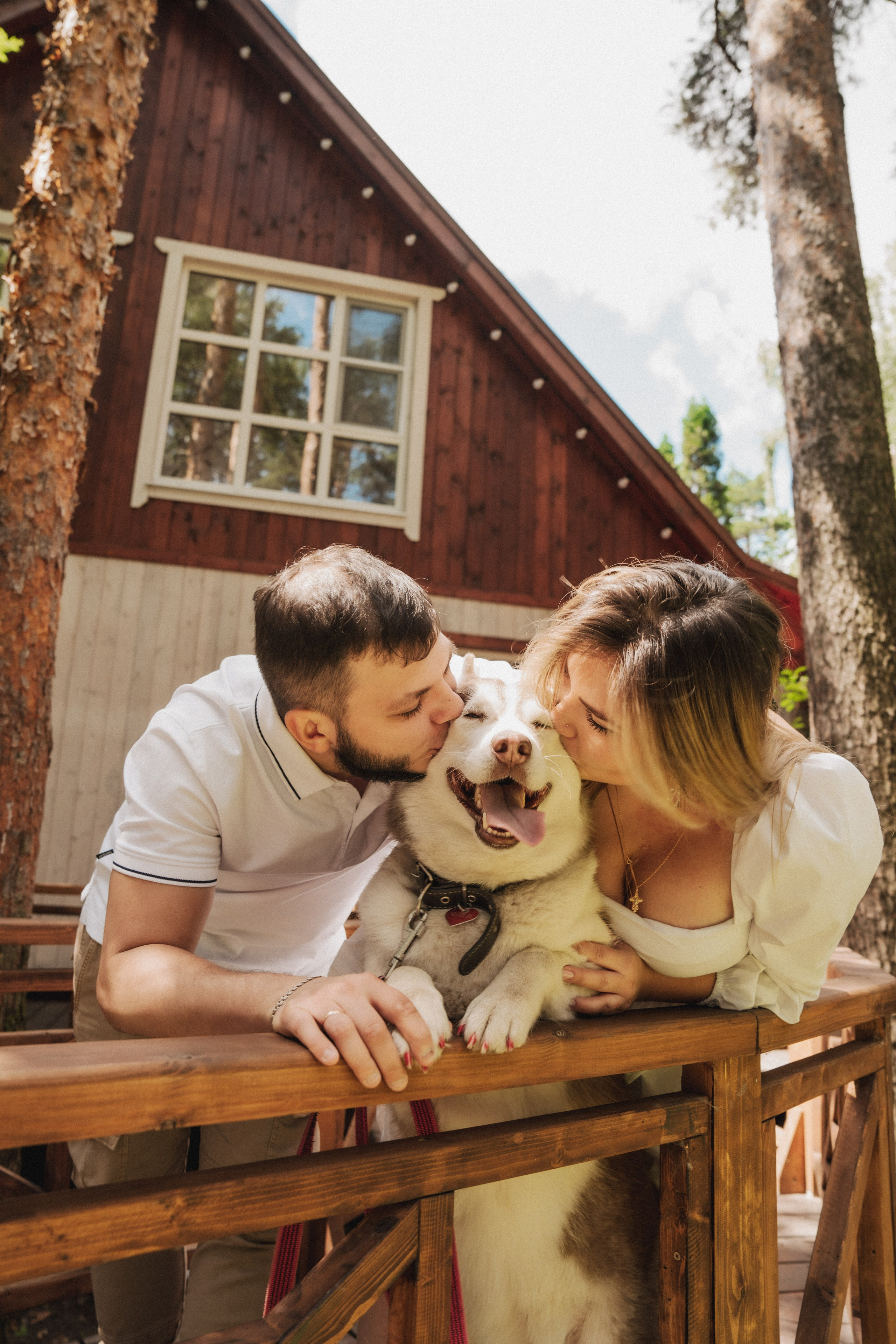 Дарья ♡ Максим ✧ Чоки — История любви, когда в семье есть хаски. Свадебный и портретный фотограф в Москве, Светлана Янковая