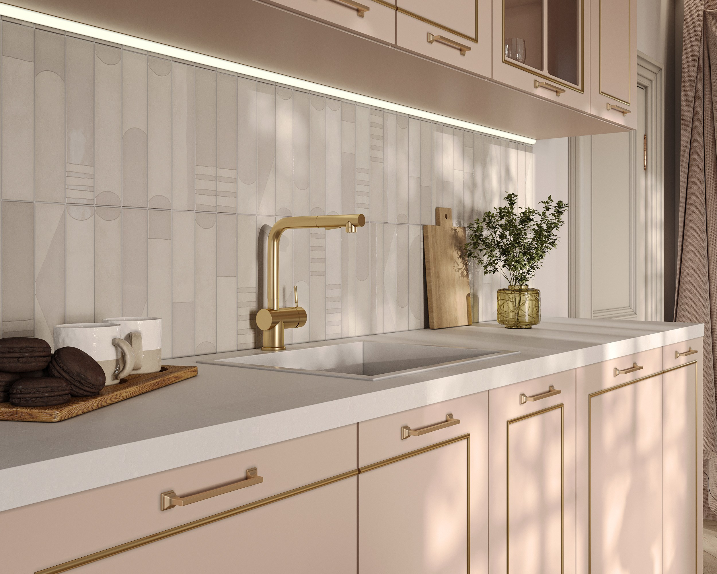 MKR кухонные гарнитуры (предметная 3D визуализация). Королёва Анастасия | 3D визуализатор