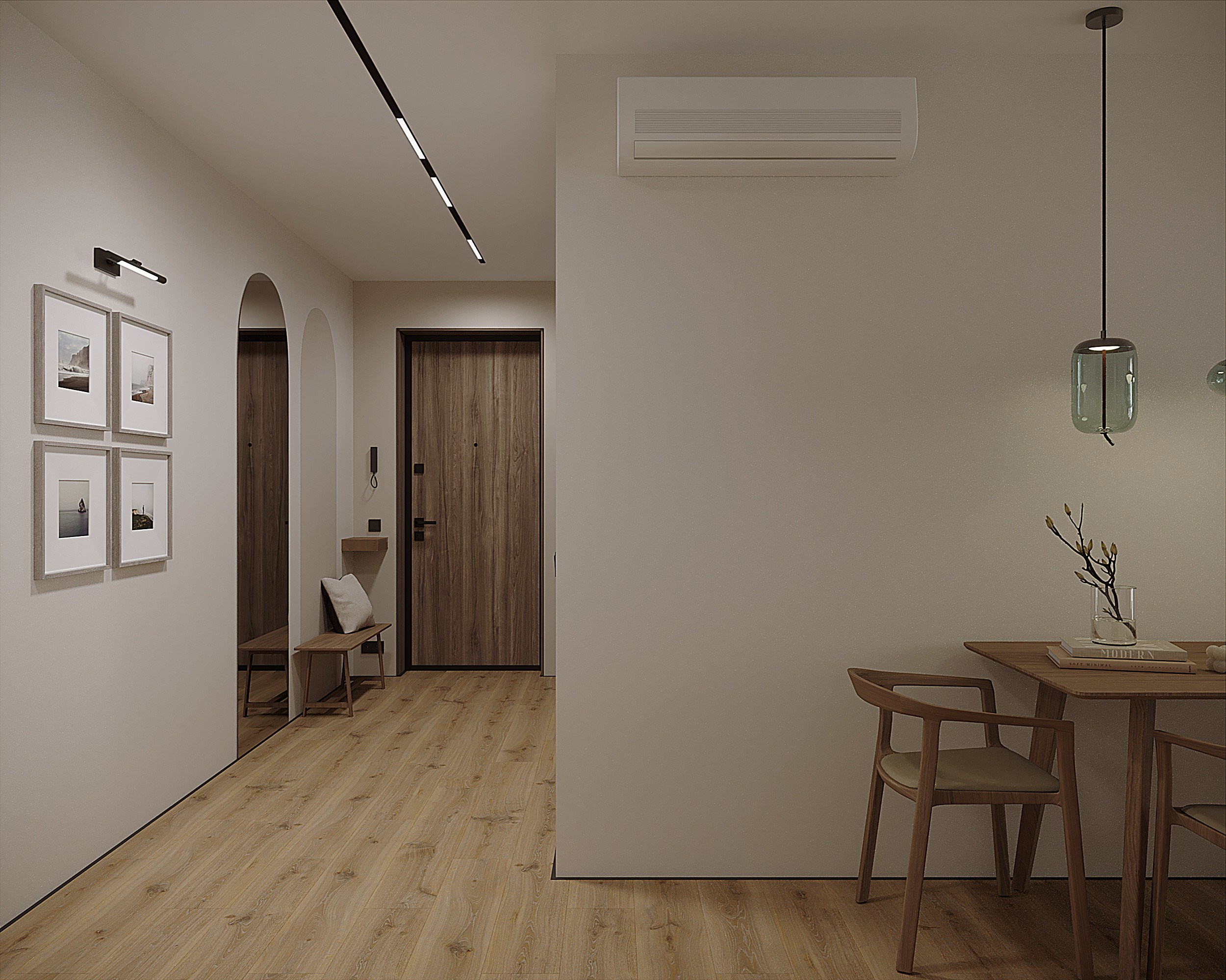 Квартира в стиле джапанди. Lina architector | Дизайн интерьера