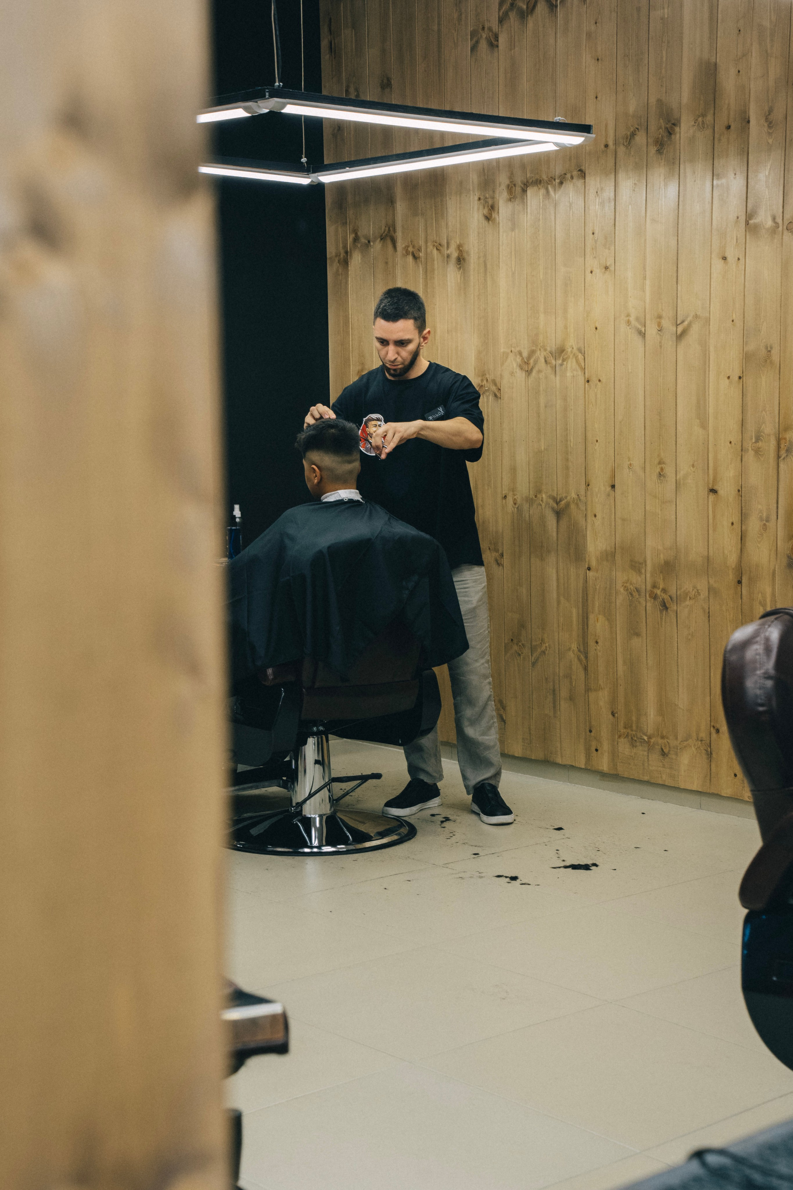 Барбершоп (открытие). Беккер Таня