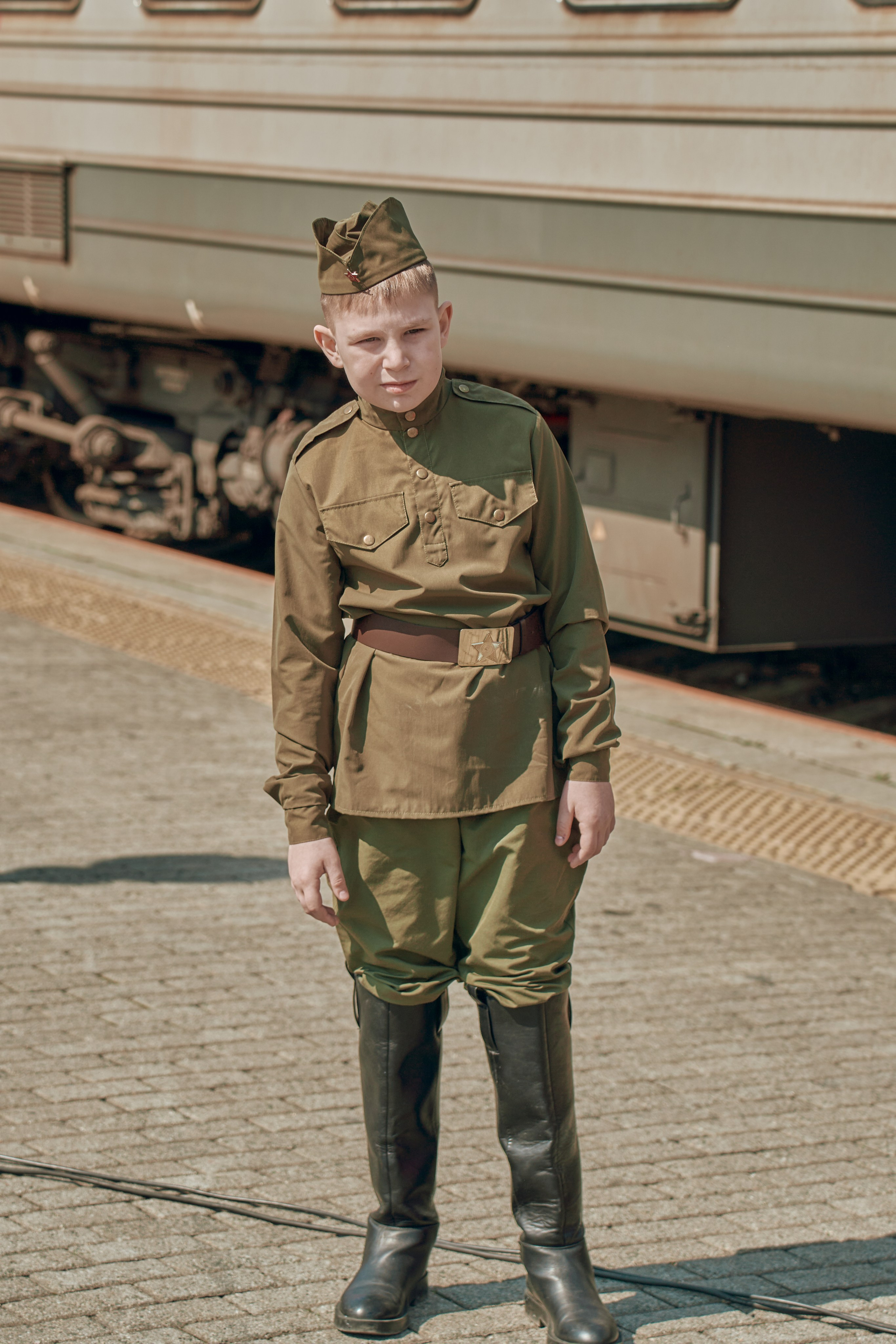 Поезд Победы!. Фотограф во Владивостоке