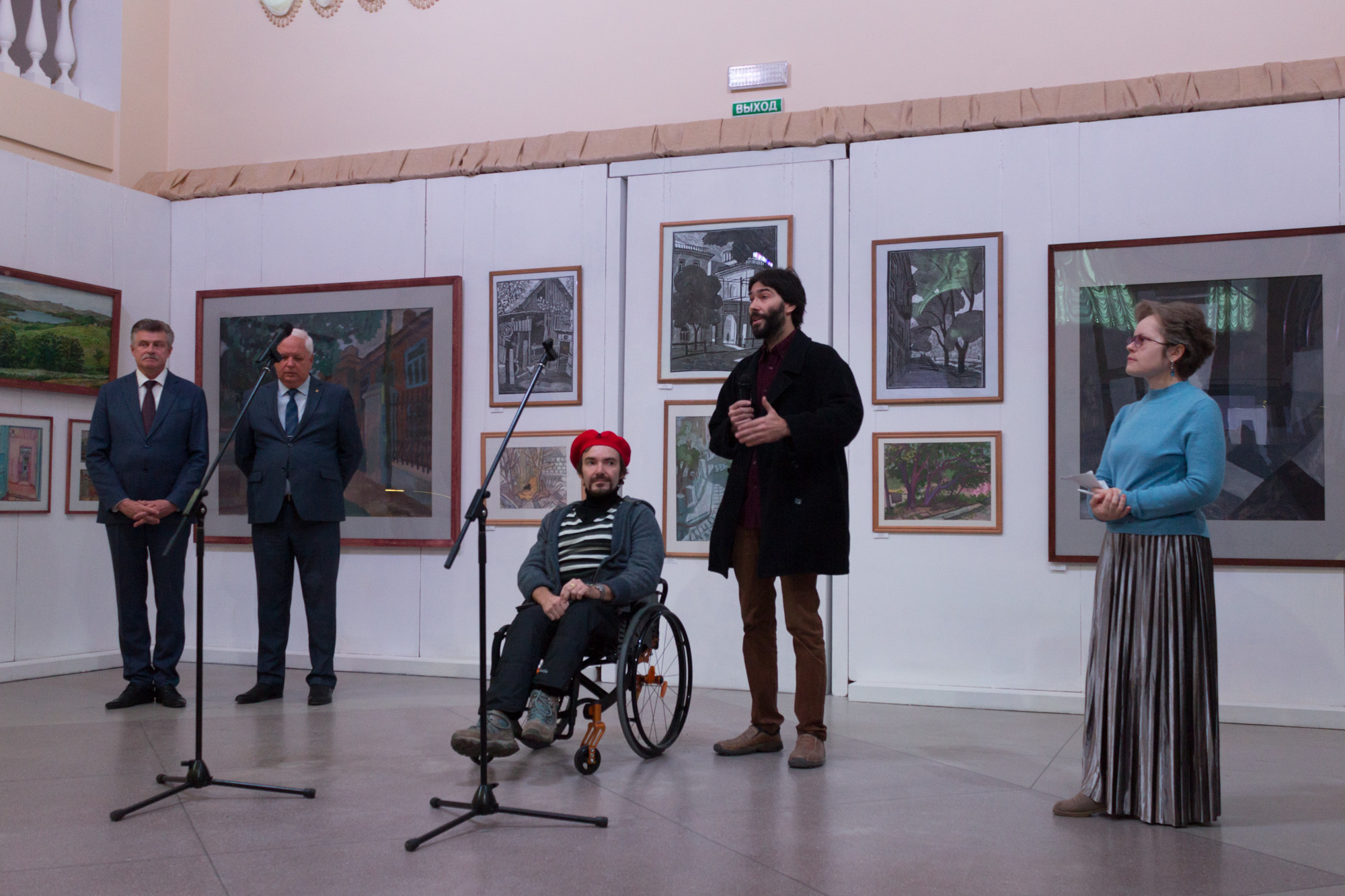 Выставка братьев - художников Либа. Documentary photographer Tatiana Bormatova