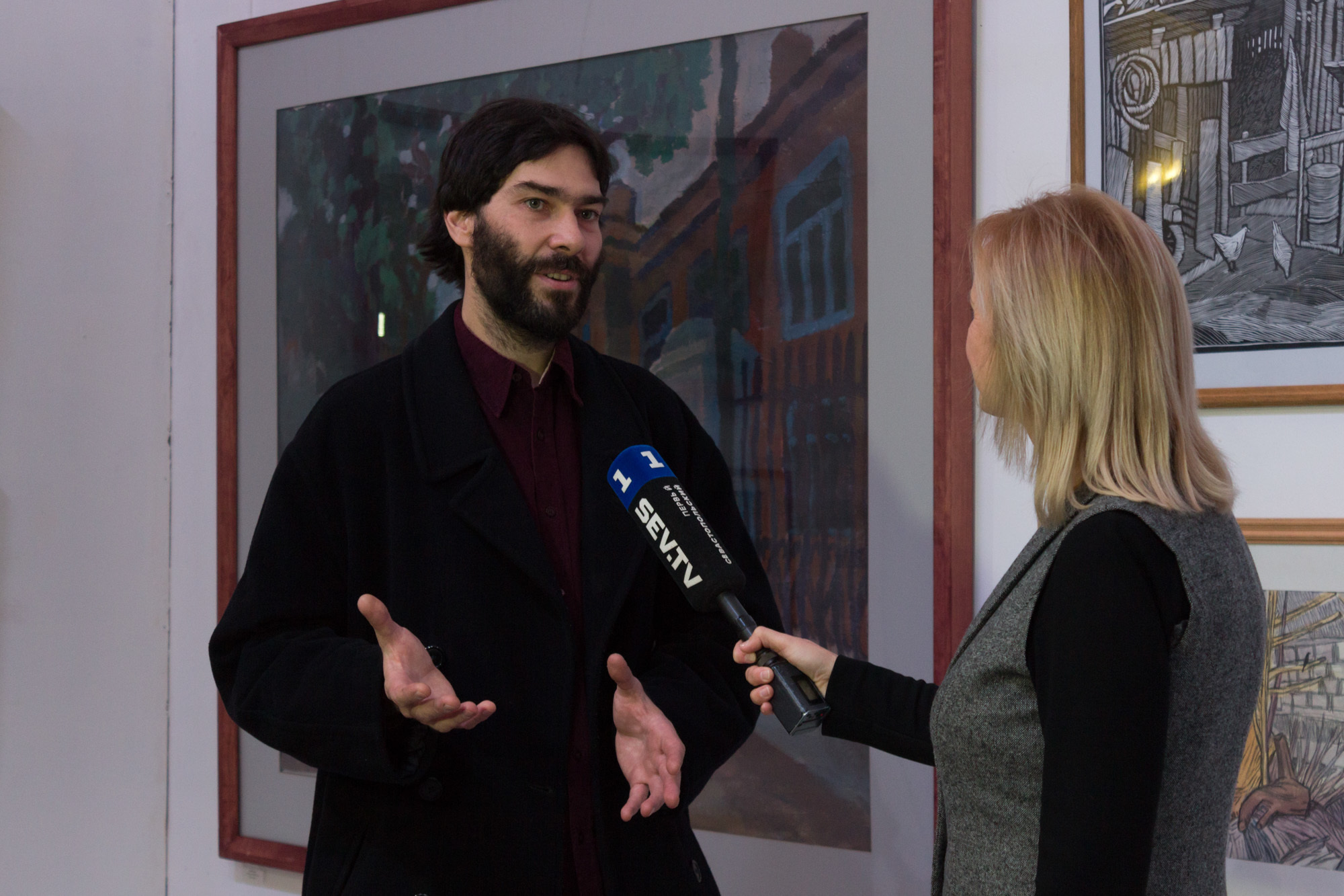 Выставка братьев - художников Либа. Documentary photographer Tatiana Bormatova