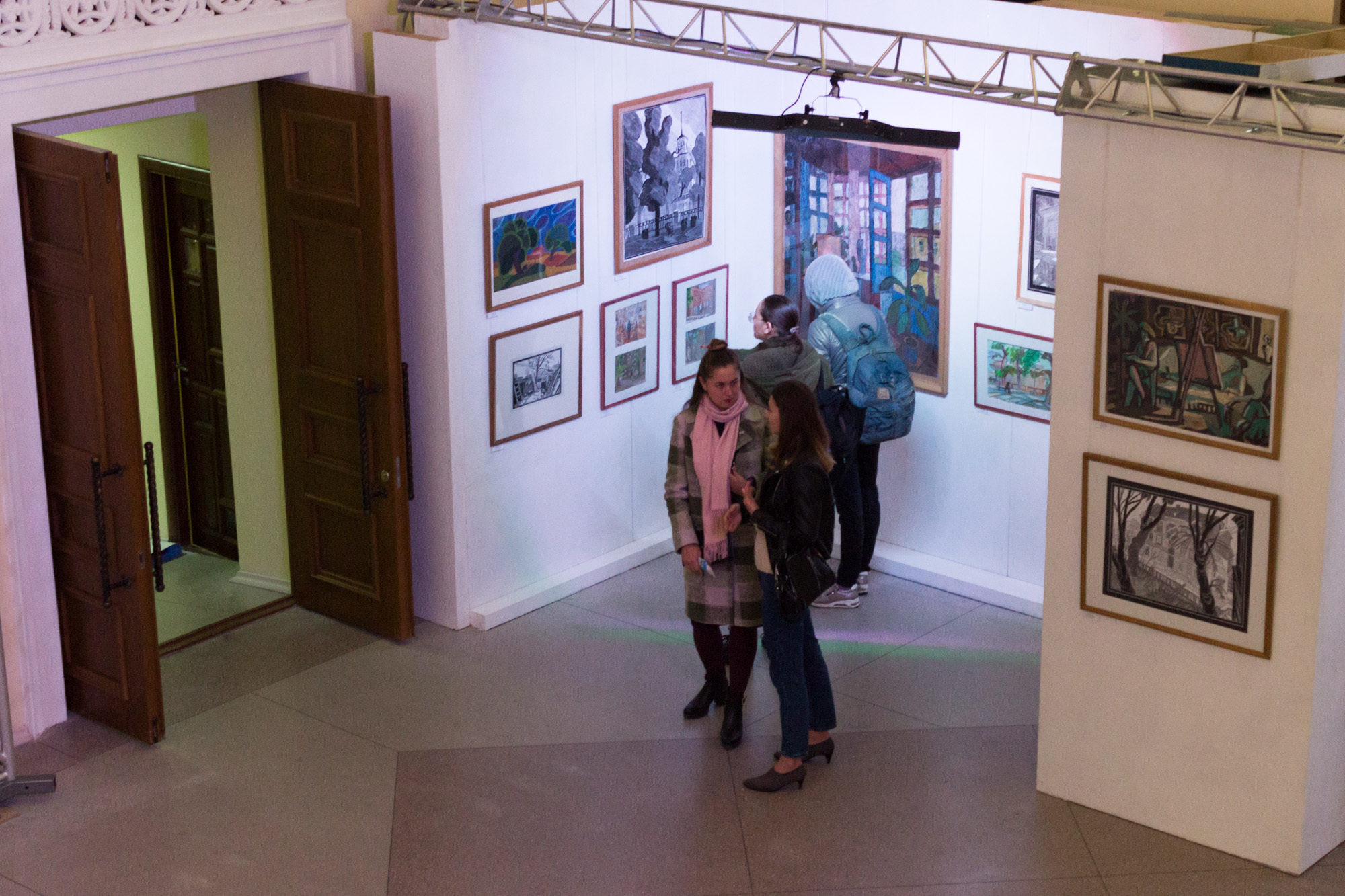 Выставка братьев - художников Либа. Documentary photographer Tatiana Bormatova