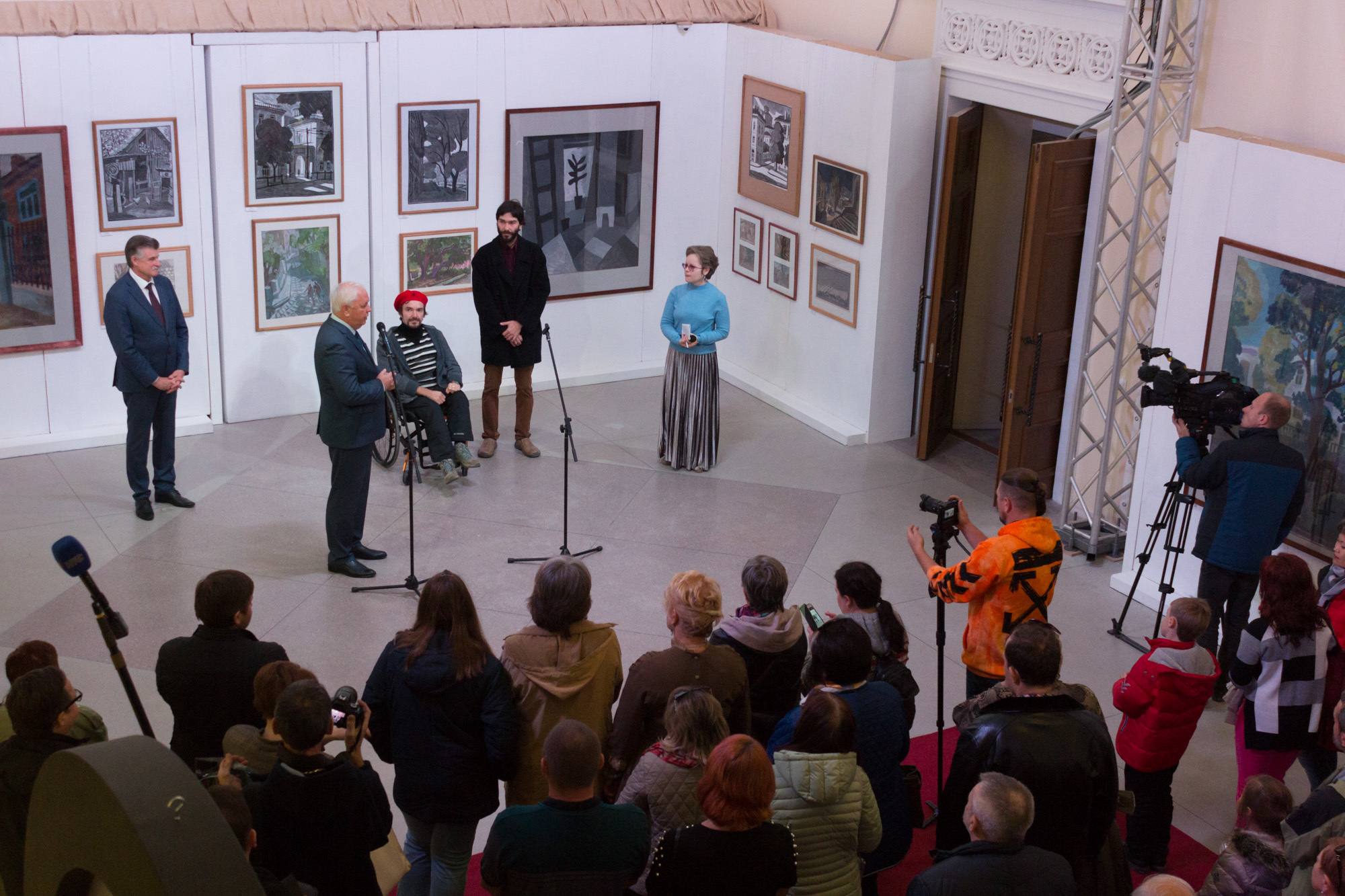 Выставка братьев - художников Либа. Documentary photographer Tatiana Bormatova