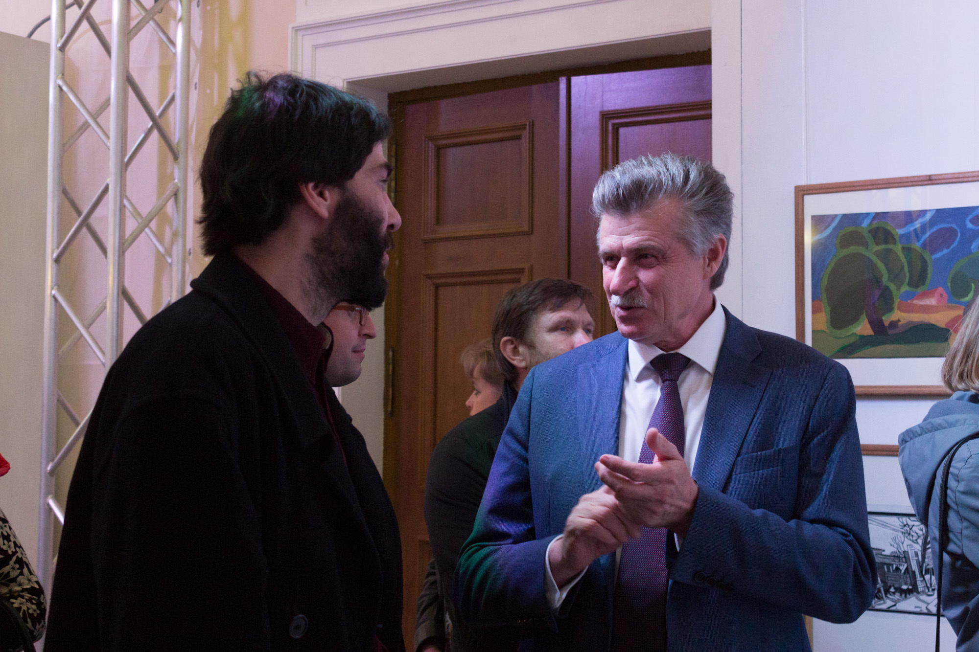 Выставка братьев - художников Либа. Documentary photographer Tatiana Bormatova