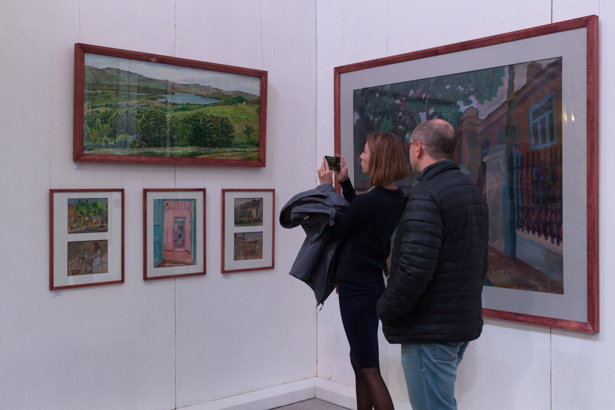 Выставка братьев - художников Либа. Documentary photographer Tatiana Bormatova