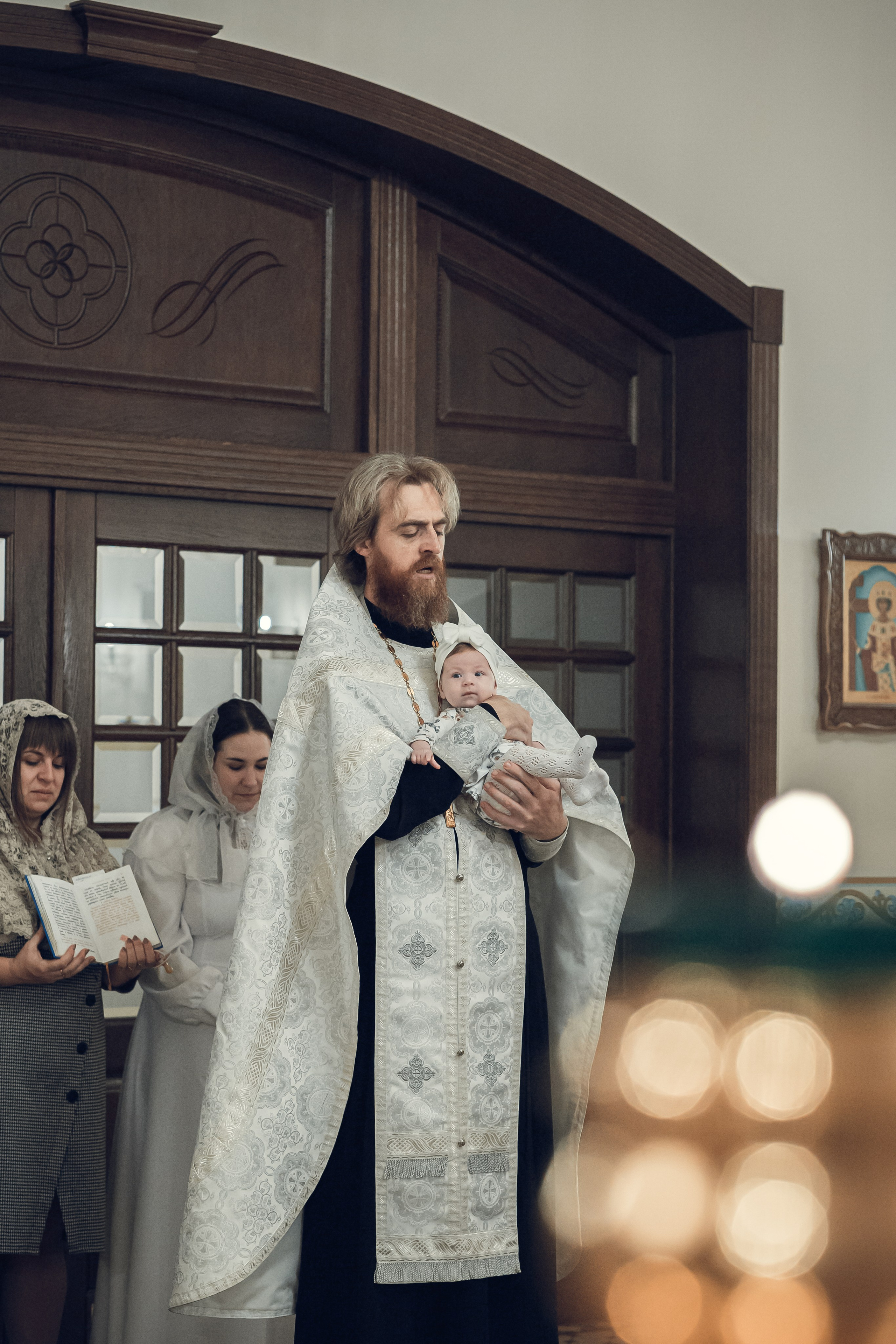 Крещение Полины. Фотограф на крещение в Рязани. Семейный фотограф