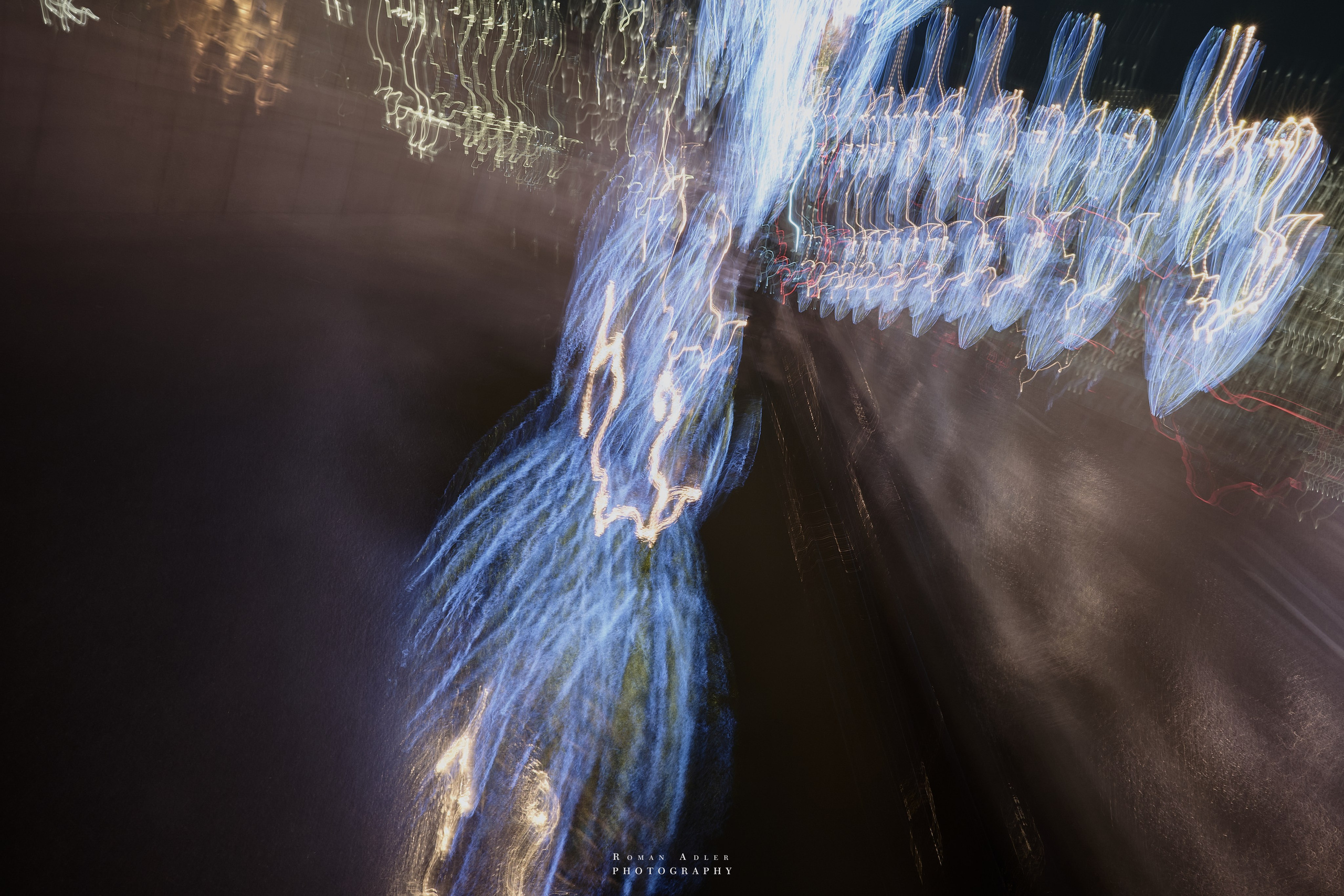 Новогодняя ночная Москва 2025. Фотограф Роман Адлер