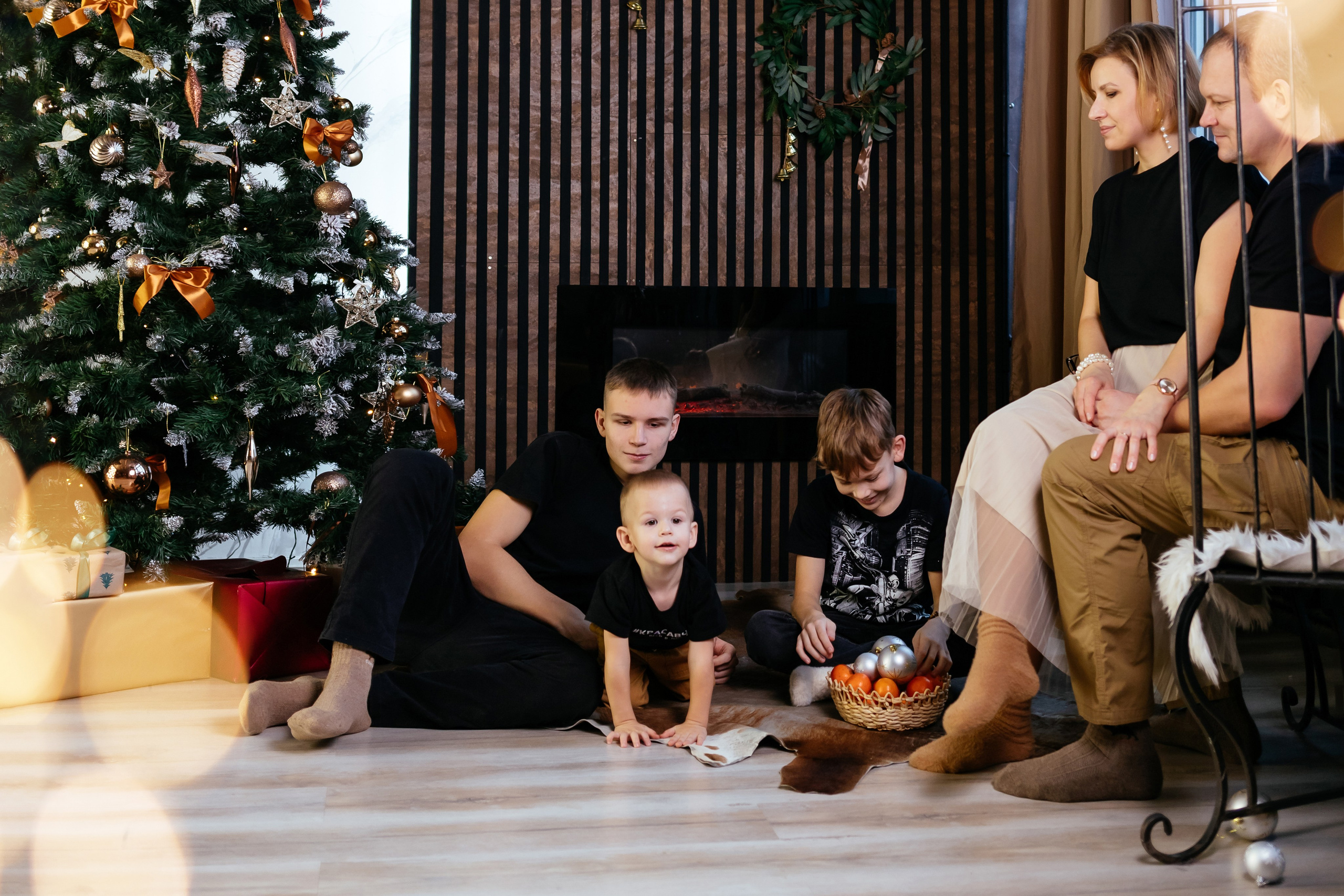 Новогодняя семейная съёмка. EtoStudio. Семейный фотограф в Минске Приболовец Светлана