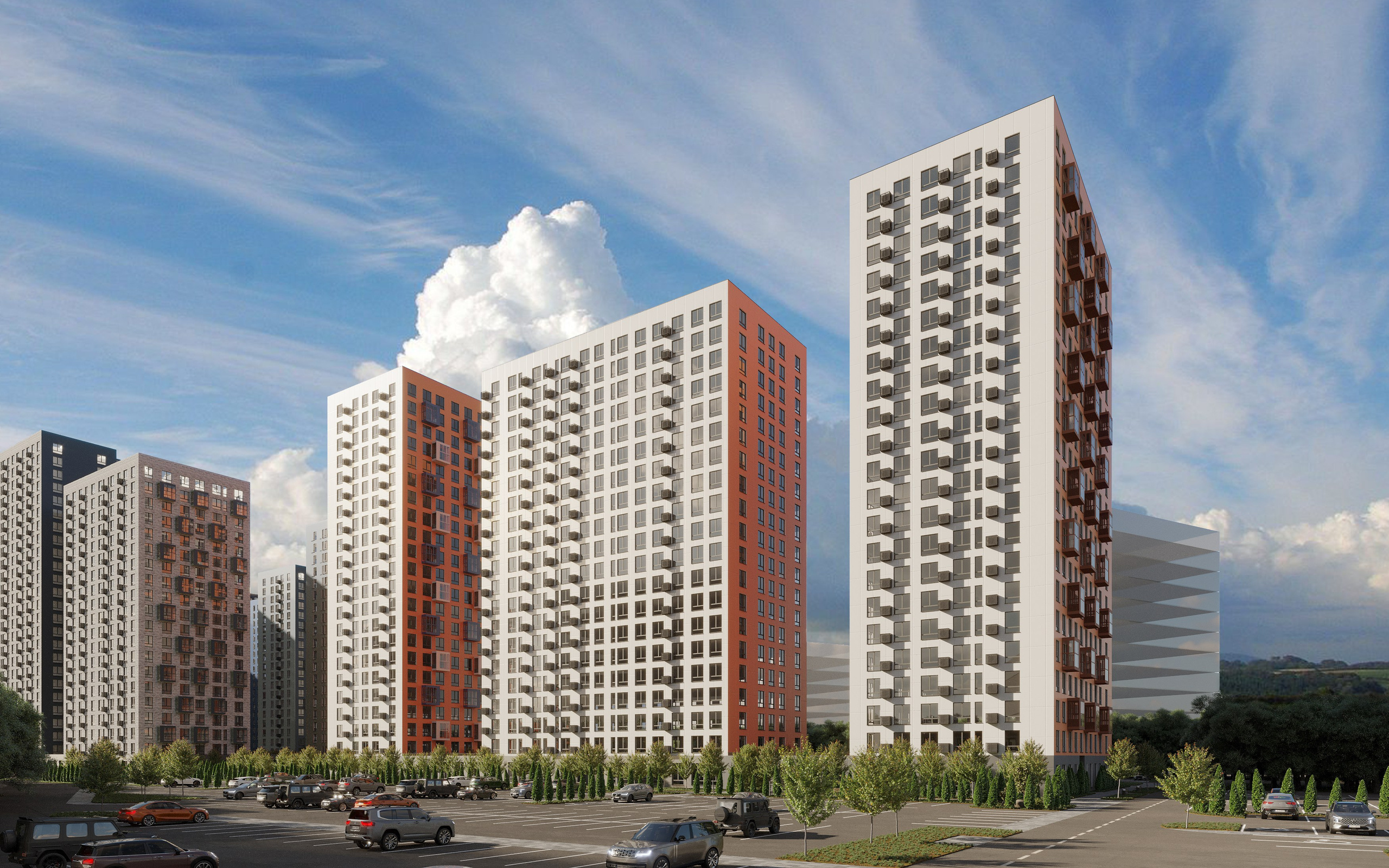 3D Visualization of Residential Complex in Kaluga. 3D INTERIOR AND ARCHITECTURE VISUALIZATION