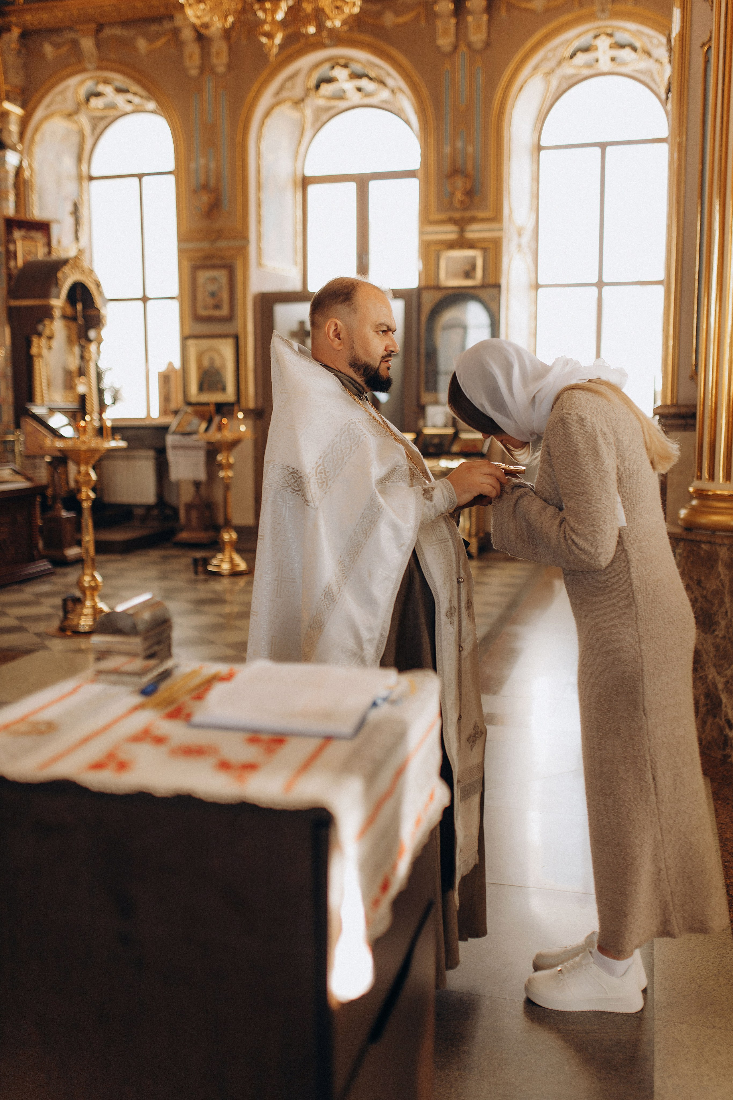 Храм Большая Валяевкка, таинство Савелия. Фотограф Пенза/Сердобск