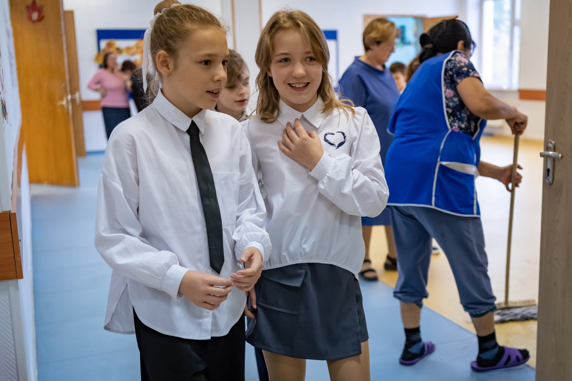 Выпускники начальной школы. Семейный фотограф Варвара Сорока в городе Москве