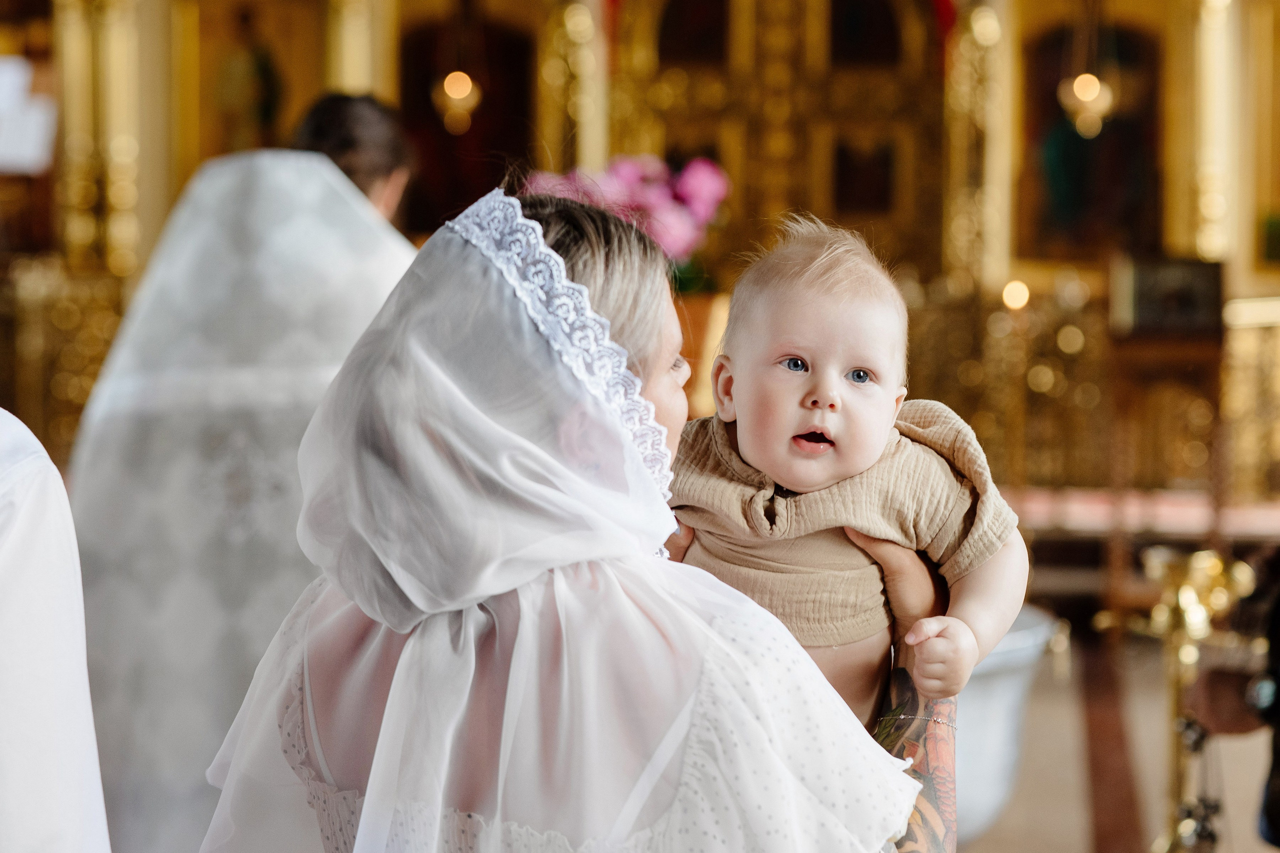 Крещение Луки. Свадебный и семейный фотограф Екатерина Иванова