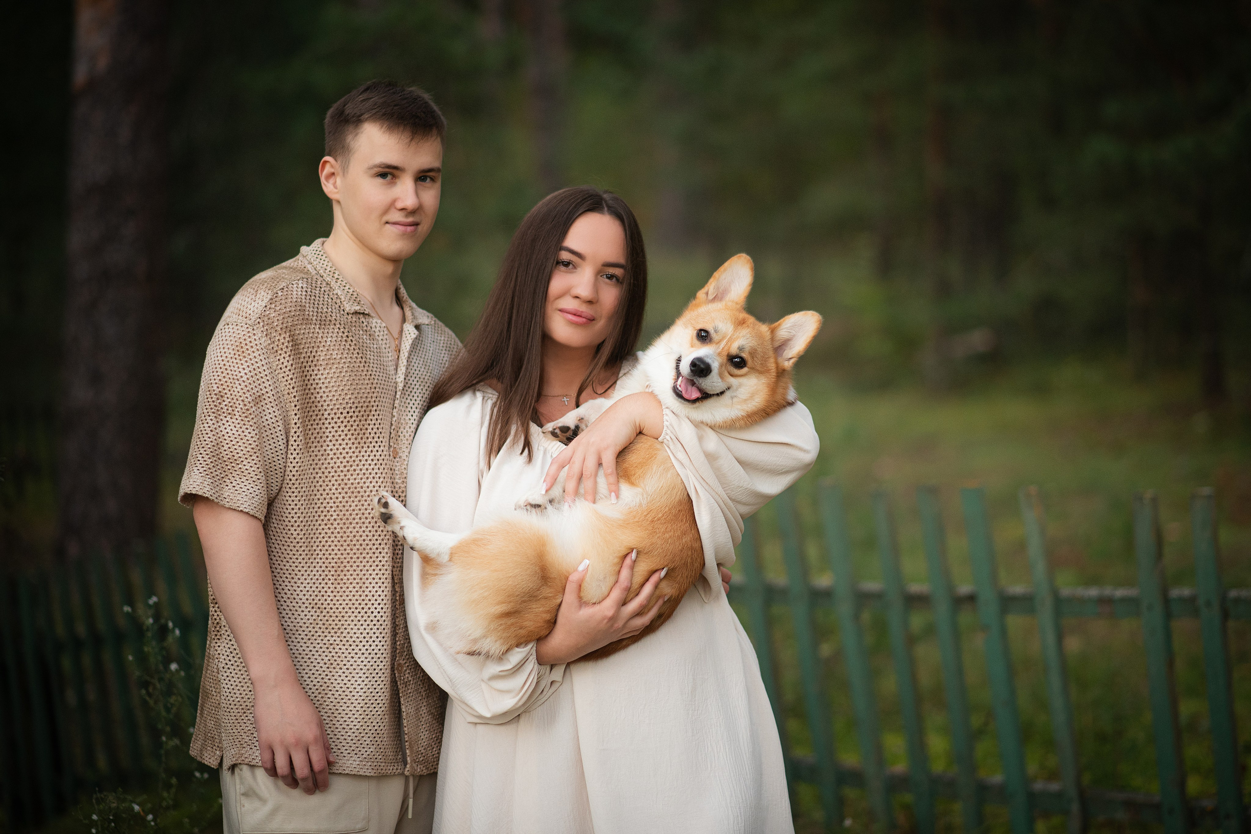 Саша, Оксана и Барни — 25.08.2024. Фотограф — Анималист | Анна Абрамова