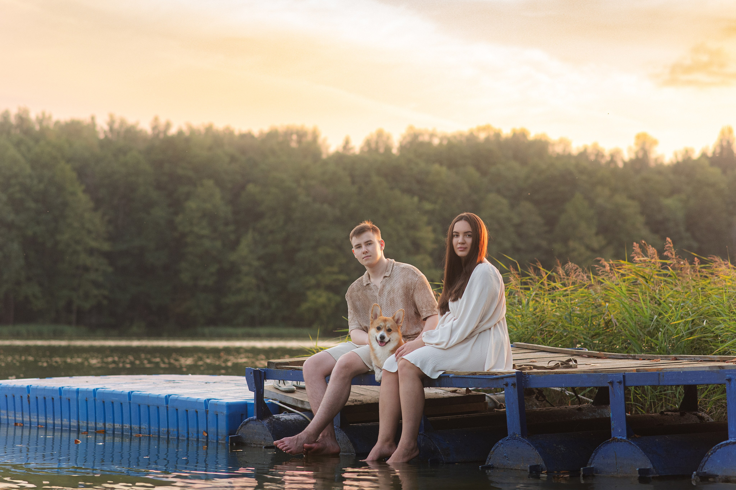 Саша, Оксана и Барни — 25.08.2024. Фотограф — Анималист | Анна Абрамова