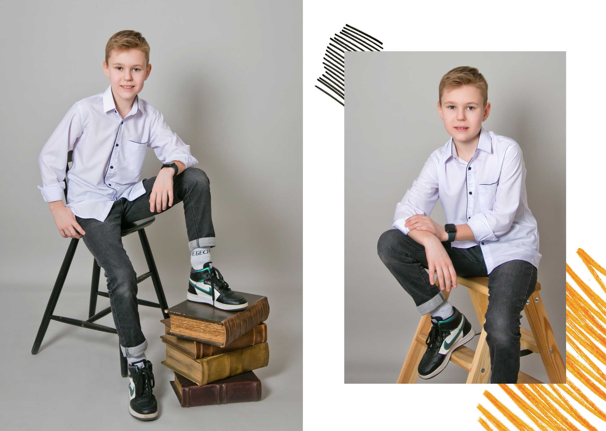 Альбом «СТАНДАРТ». Школьный и детский фотограф в Москве Федосеева Ольга