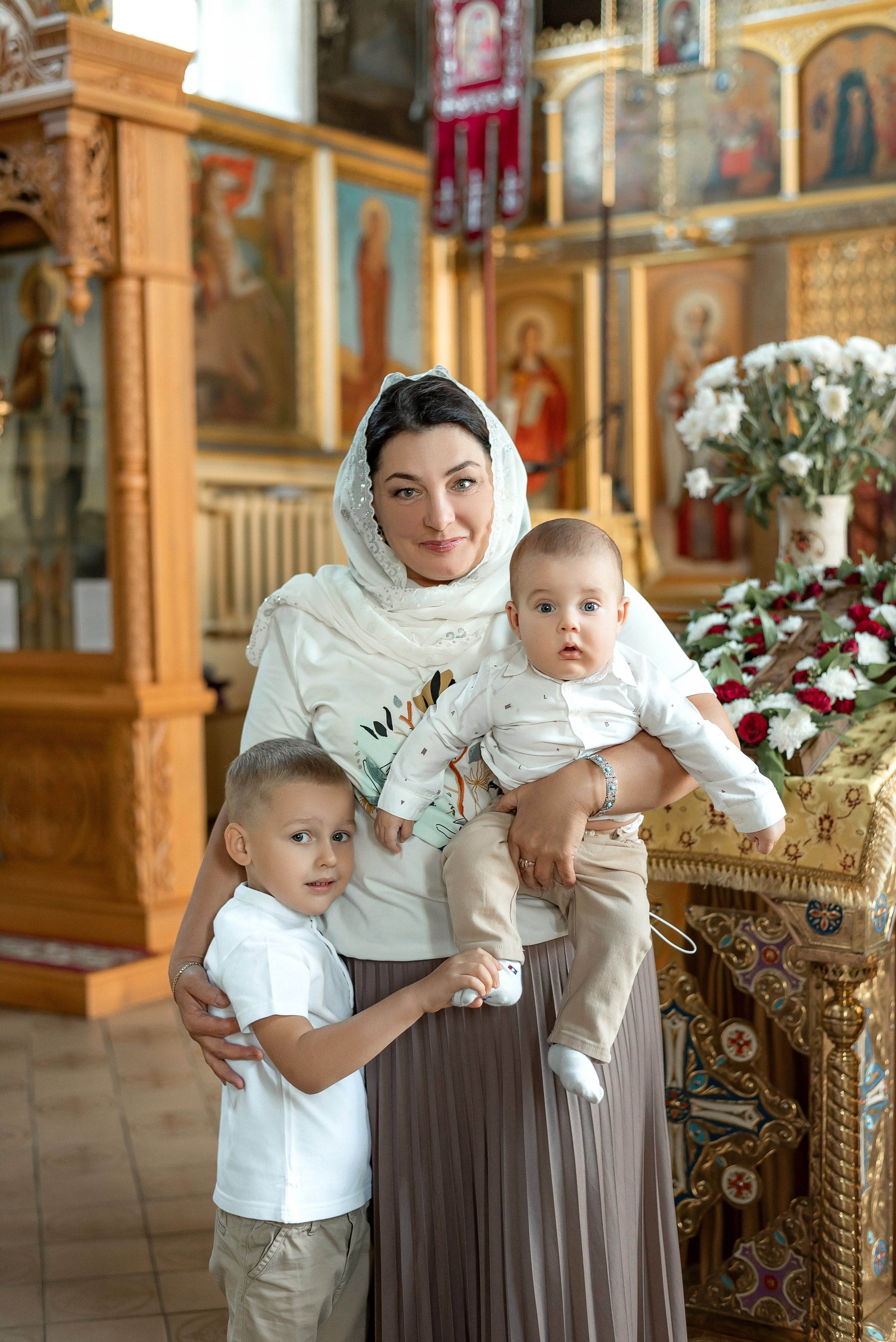Крещение Захара. Семейный и детский фотограф Наталья Горда