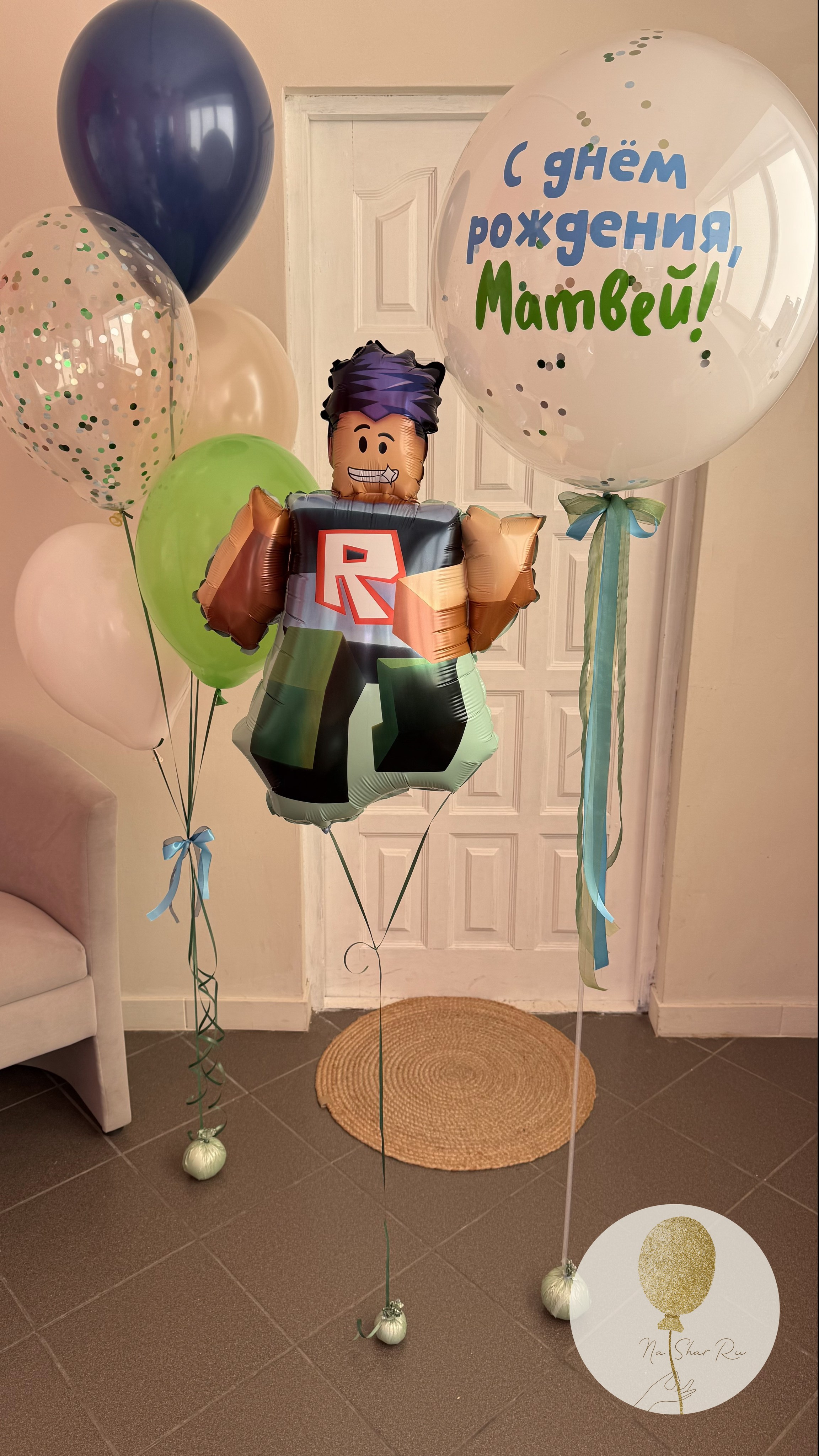 Шары для ребенка (мальчик). Воздушные шары с гелием в Донецке