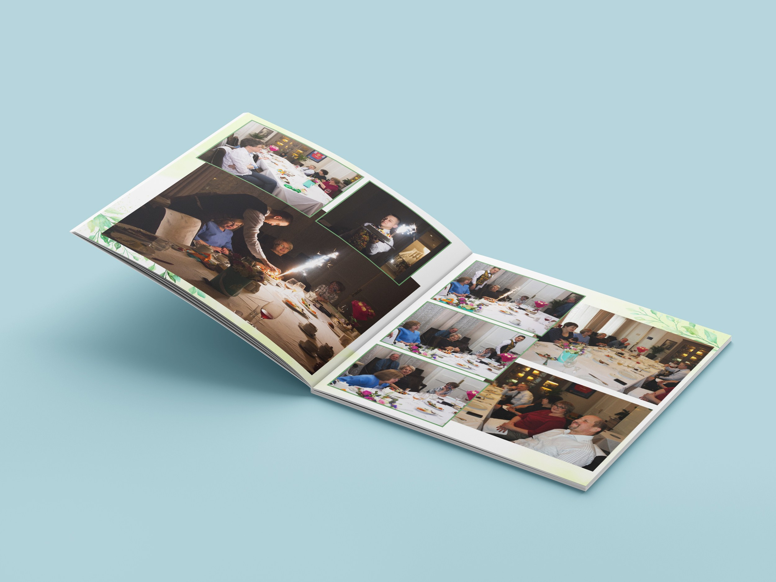 Юбилейный альбом. Дизайн Листья. Ольга Чёкотова (Фотограф Кострома)