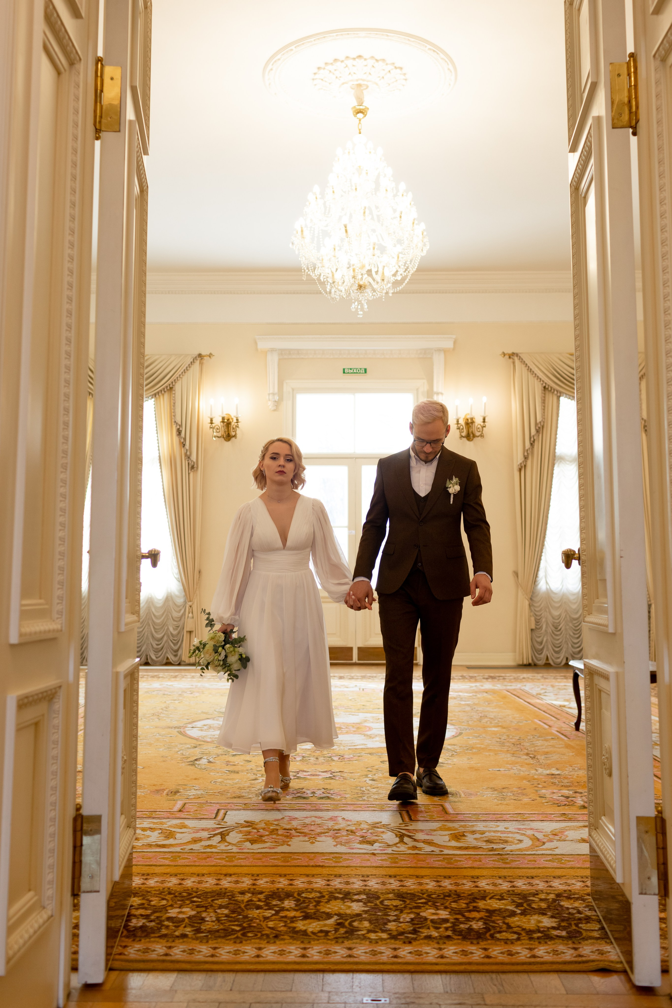 Свадебная фотосессия в Пушкине. Свадебный фотограф Кирилл Белый