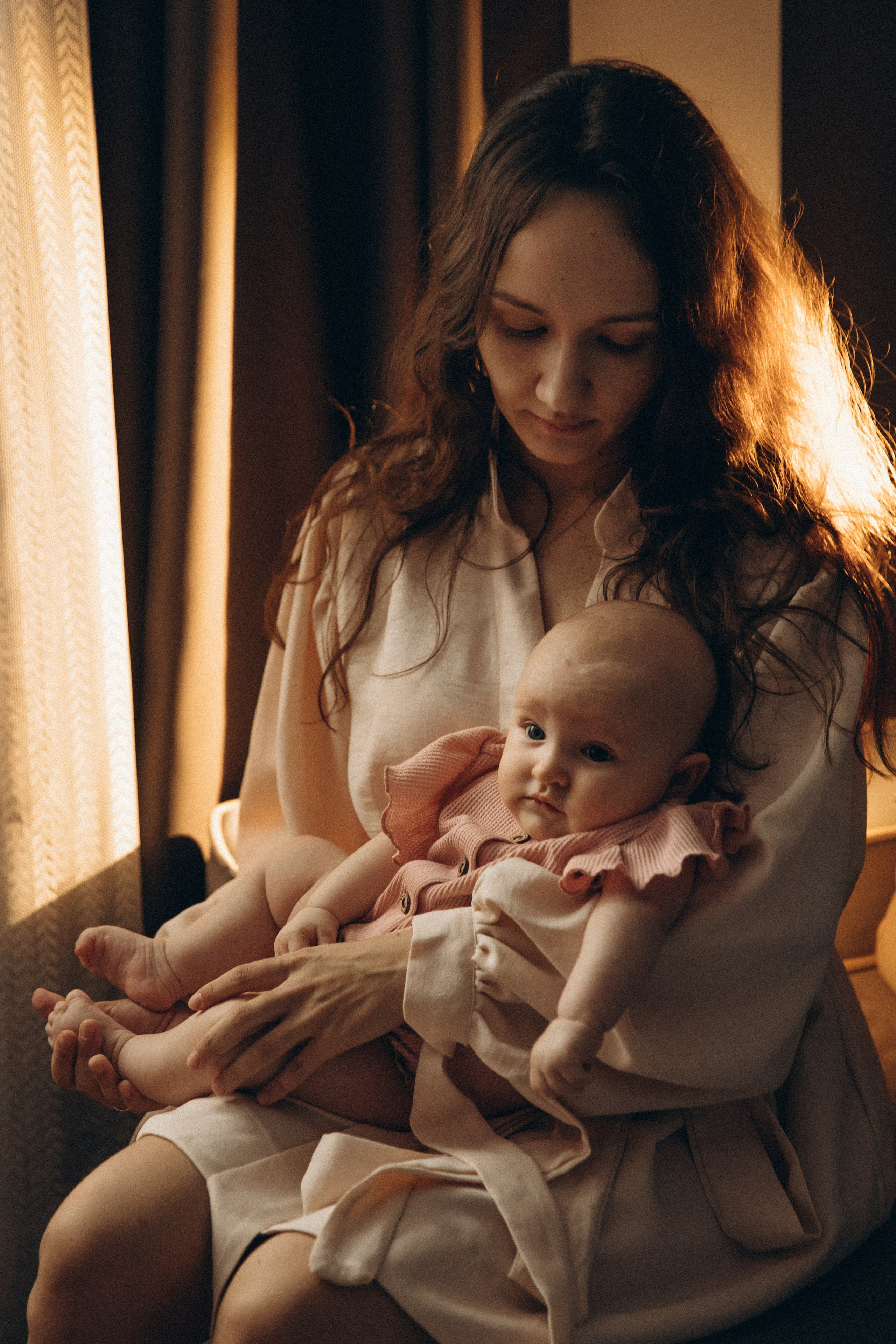 Семейная фотосессия дома. Семейный фотограф в Москве и Королеве Евгения Баукова