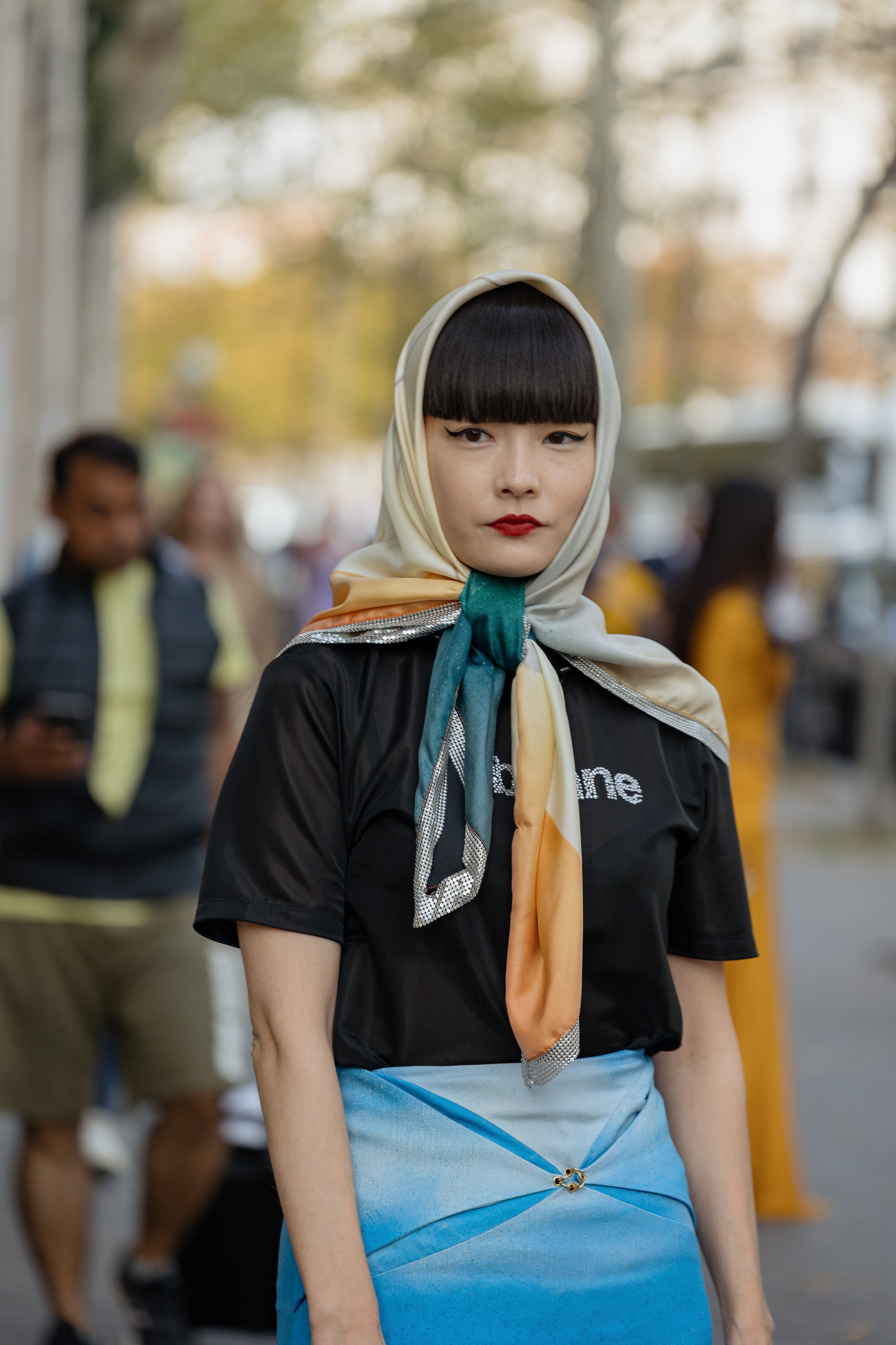 PFW SPRING SUMMER 2024 RABANNE. Photographer in Milan Ivan Goncharov