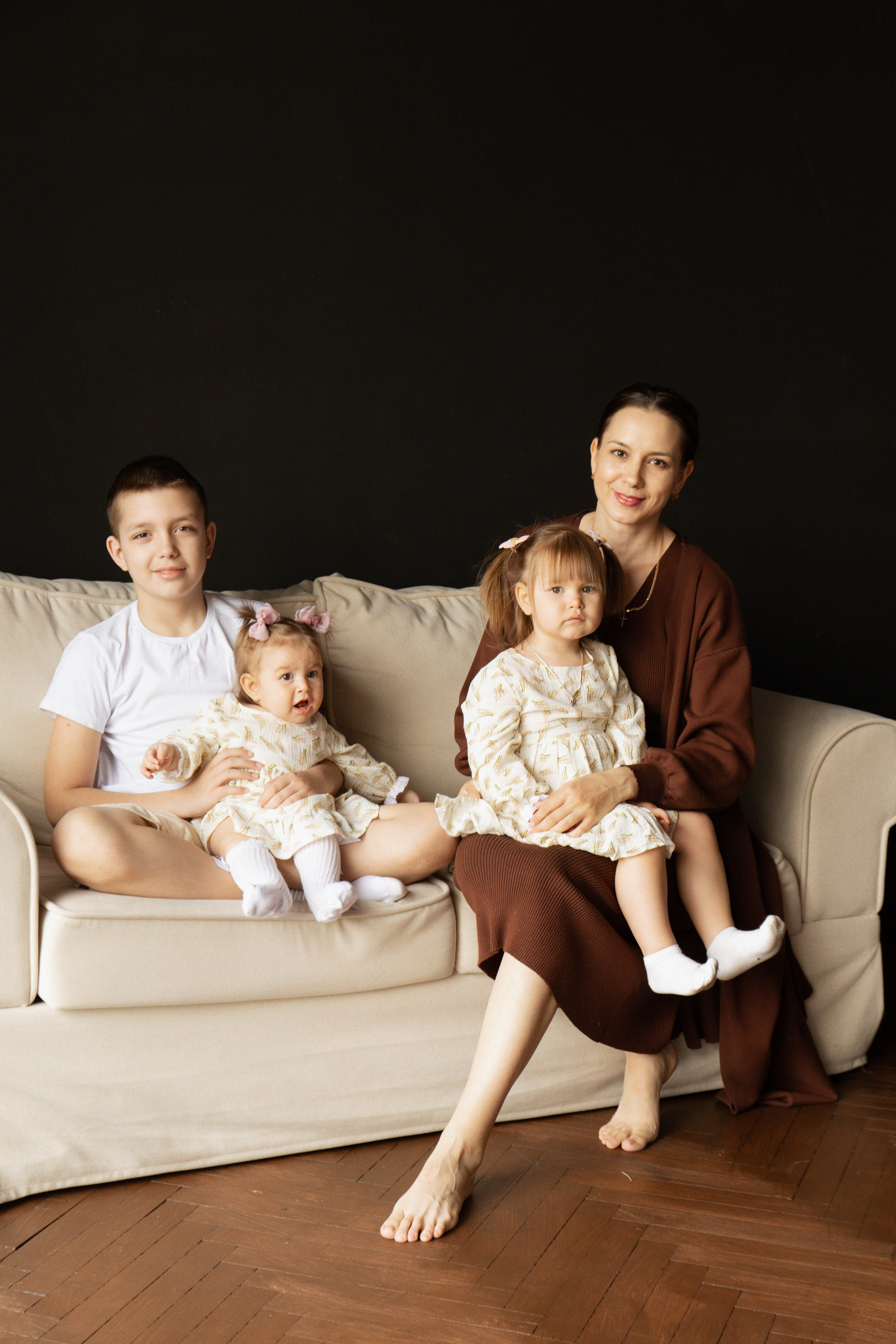 Марина с детками