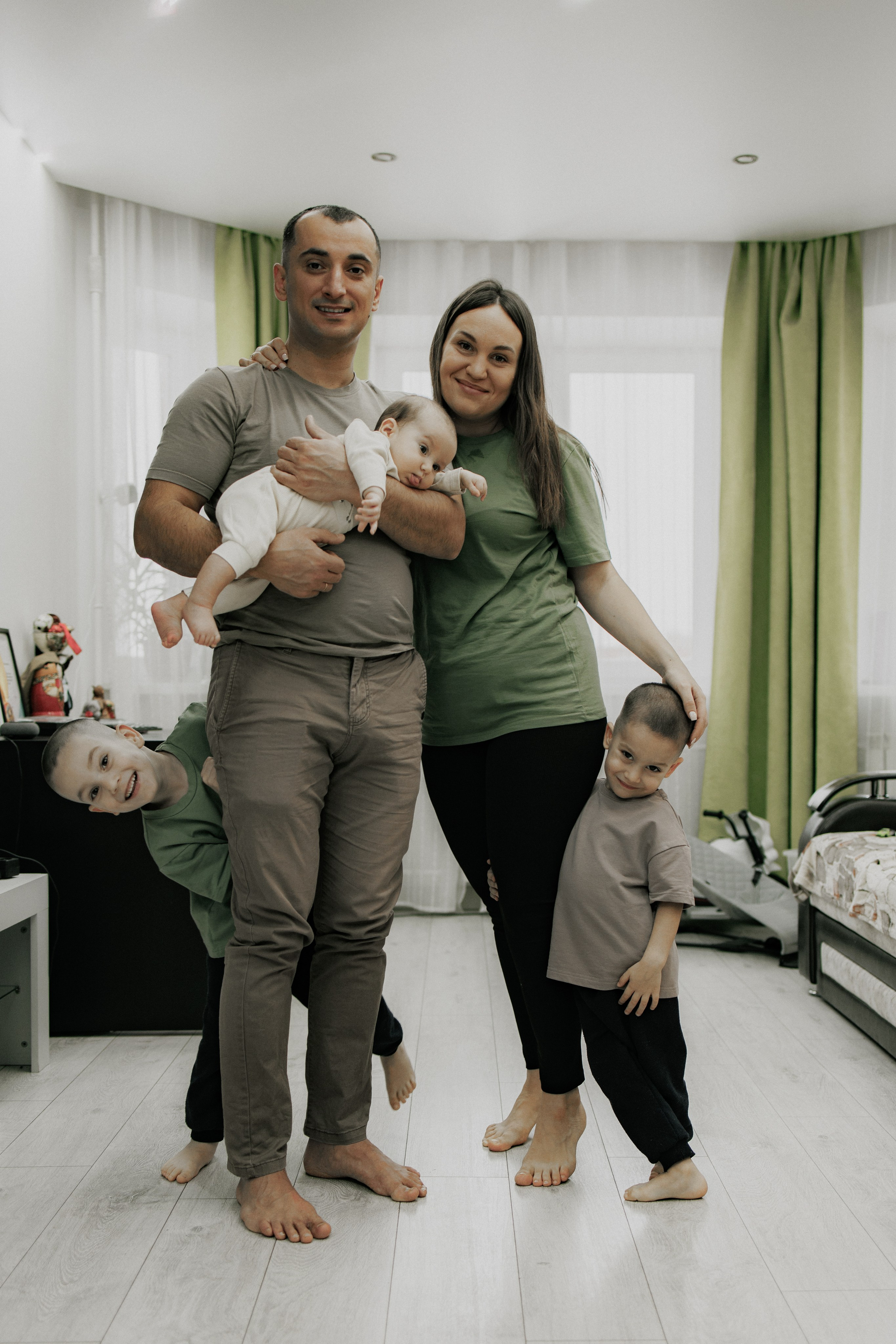 Домашняя съемка семьи Кати. Семейный и женский фотограф в Туле