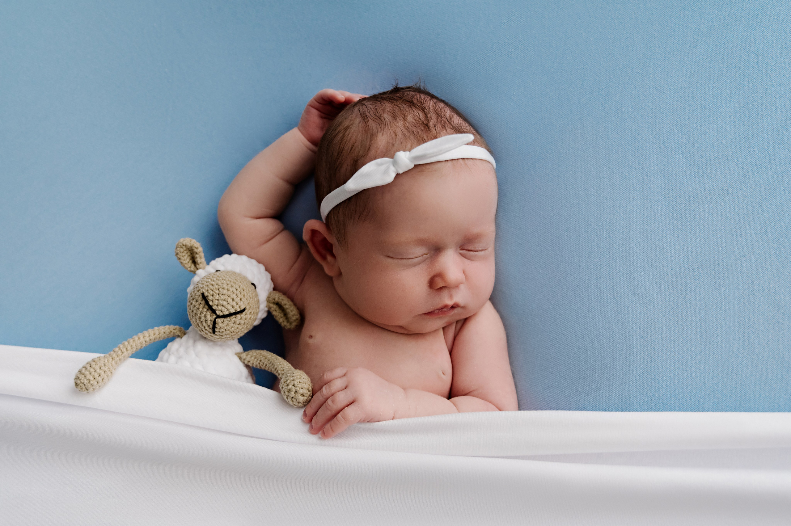 Newborn girl. Фотограф новорожденных малышей в Санкт-Петербурге