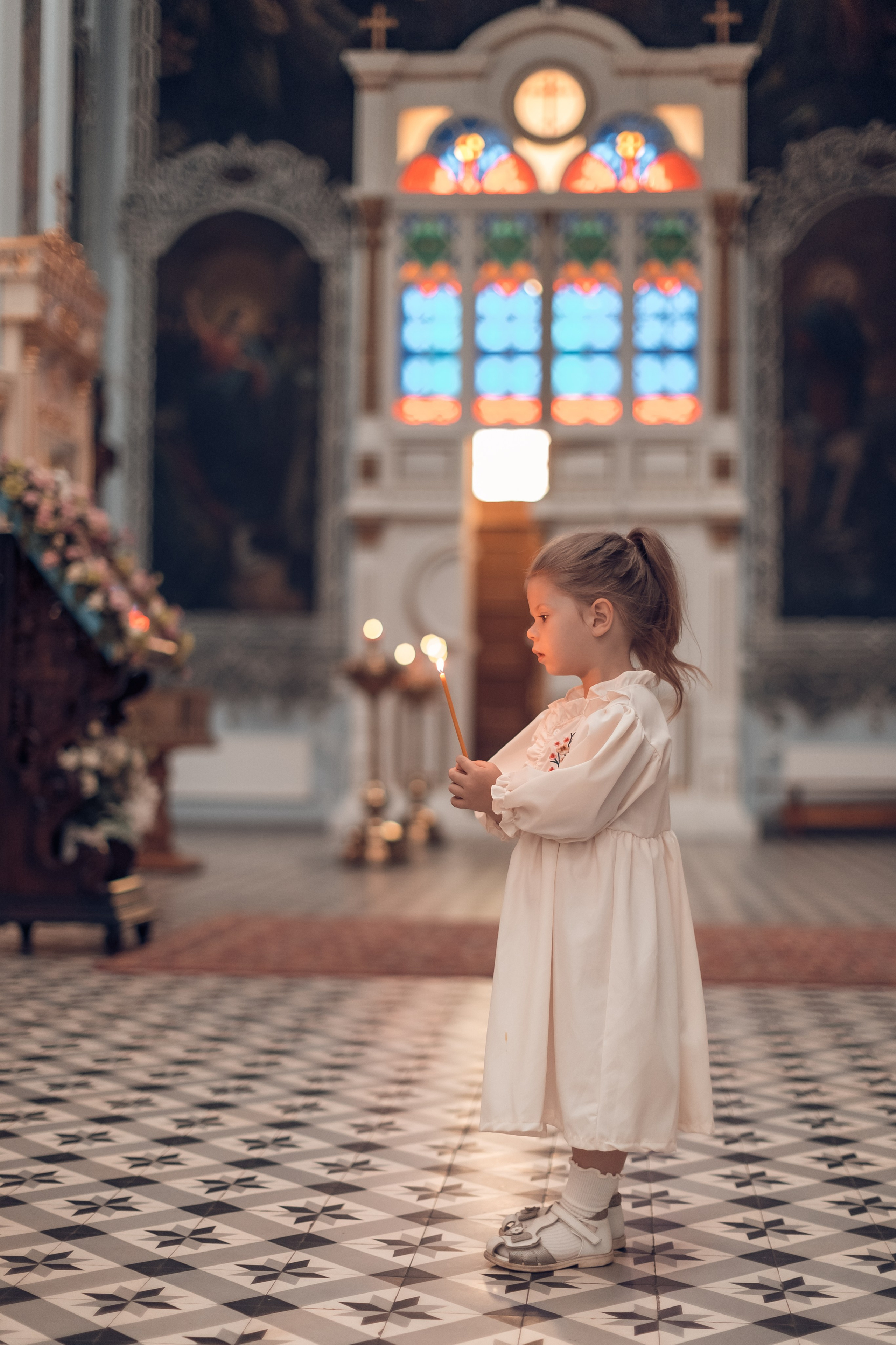 Таинство Крещения Ярославы. Храм Сошествия Святого Духа. Главная