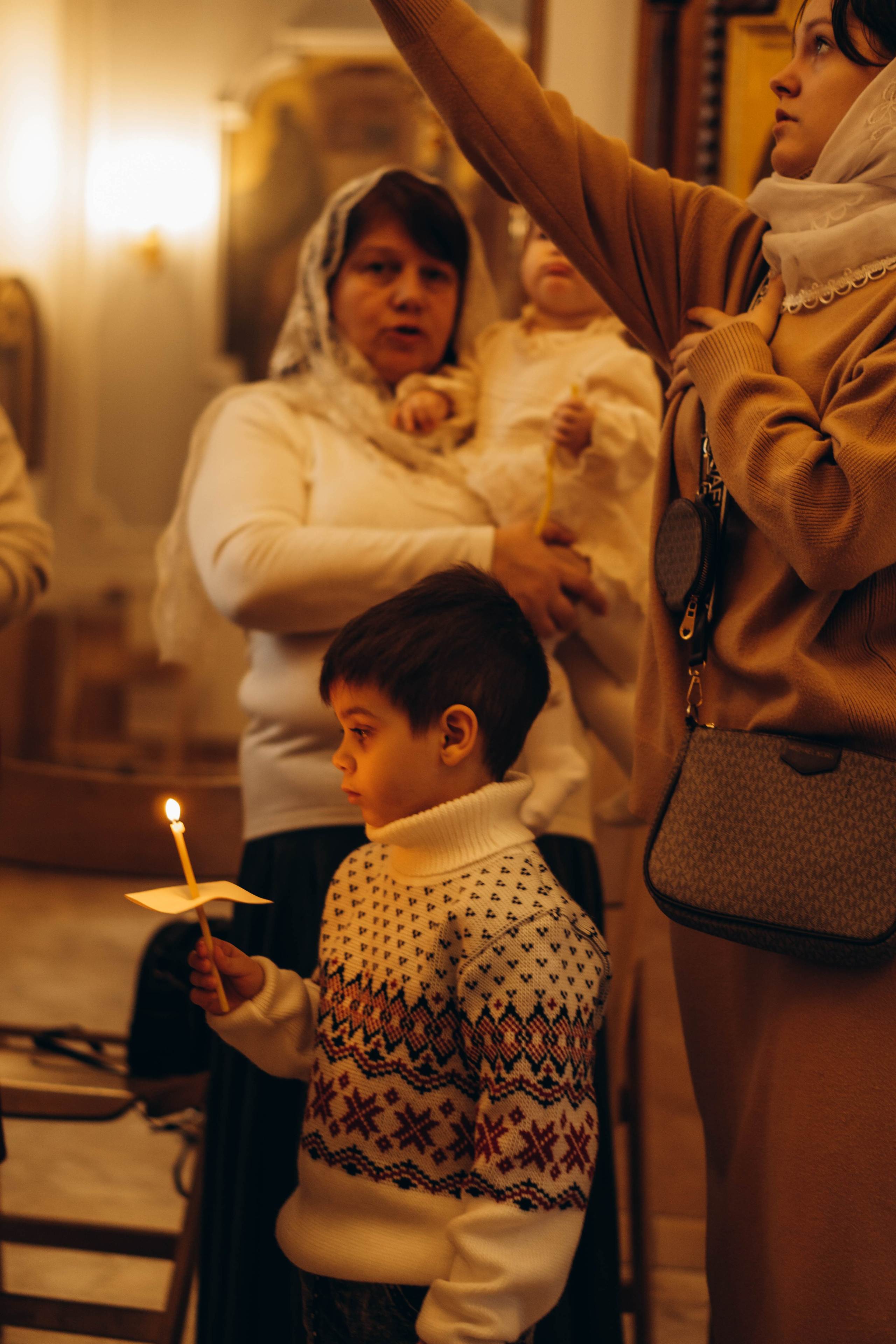 Крещение Евы Храм Живоначальной Троицы в Борисово. Фотограф Москва Валерия Веденина