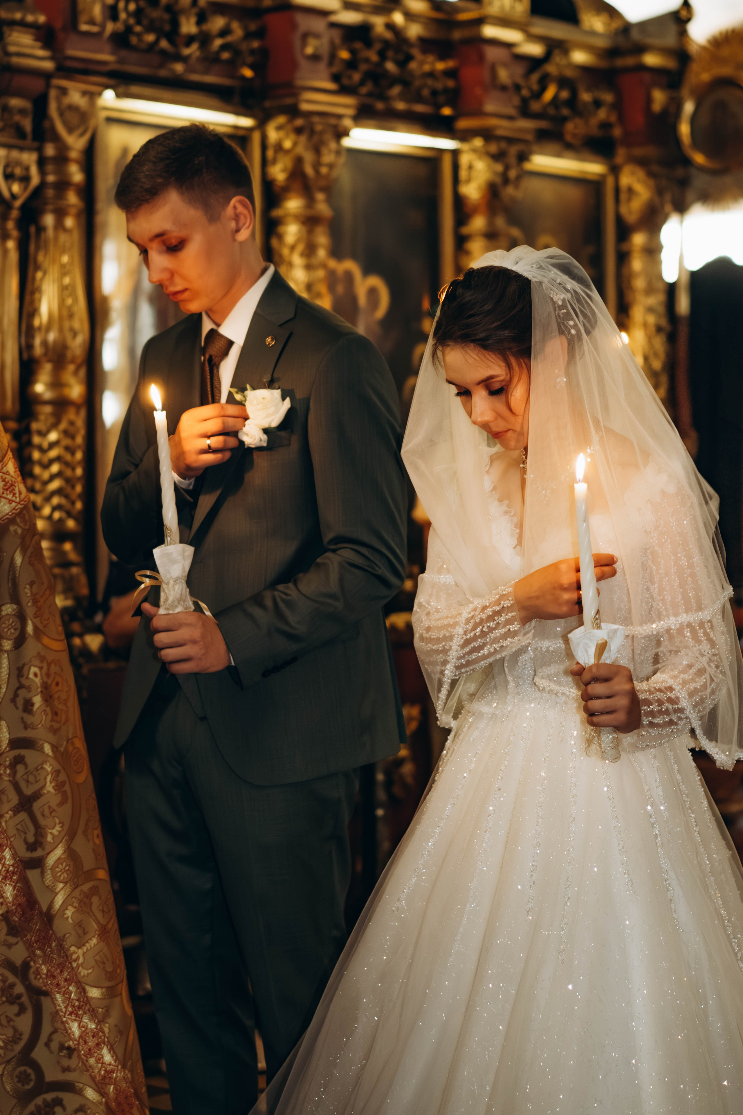 Венчание Поликарпа и Антонины Церковь Рождества Христова. Фотограф Москва Валерия Веденина