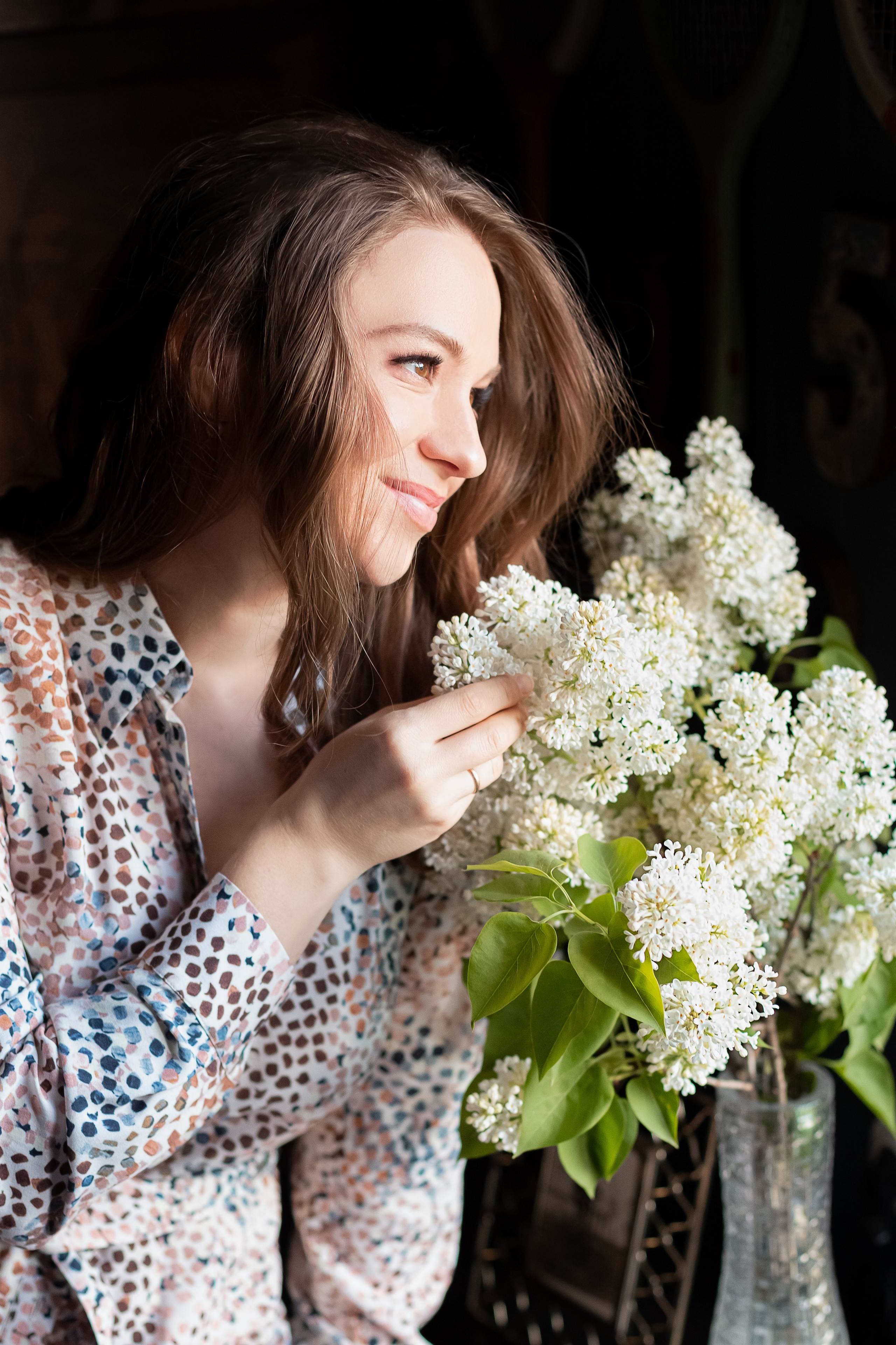 Цветущие яблони. Олеся, Юра и Федя. Семейный и детский фотограф Комина Елена, Власиха, Одинцово