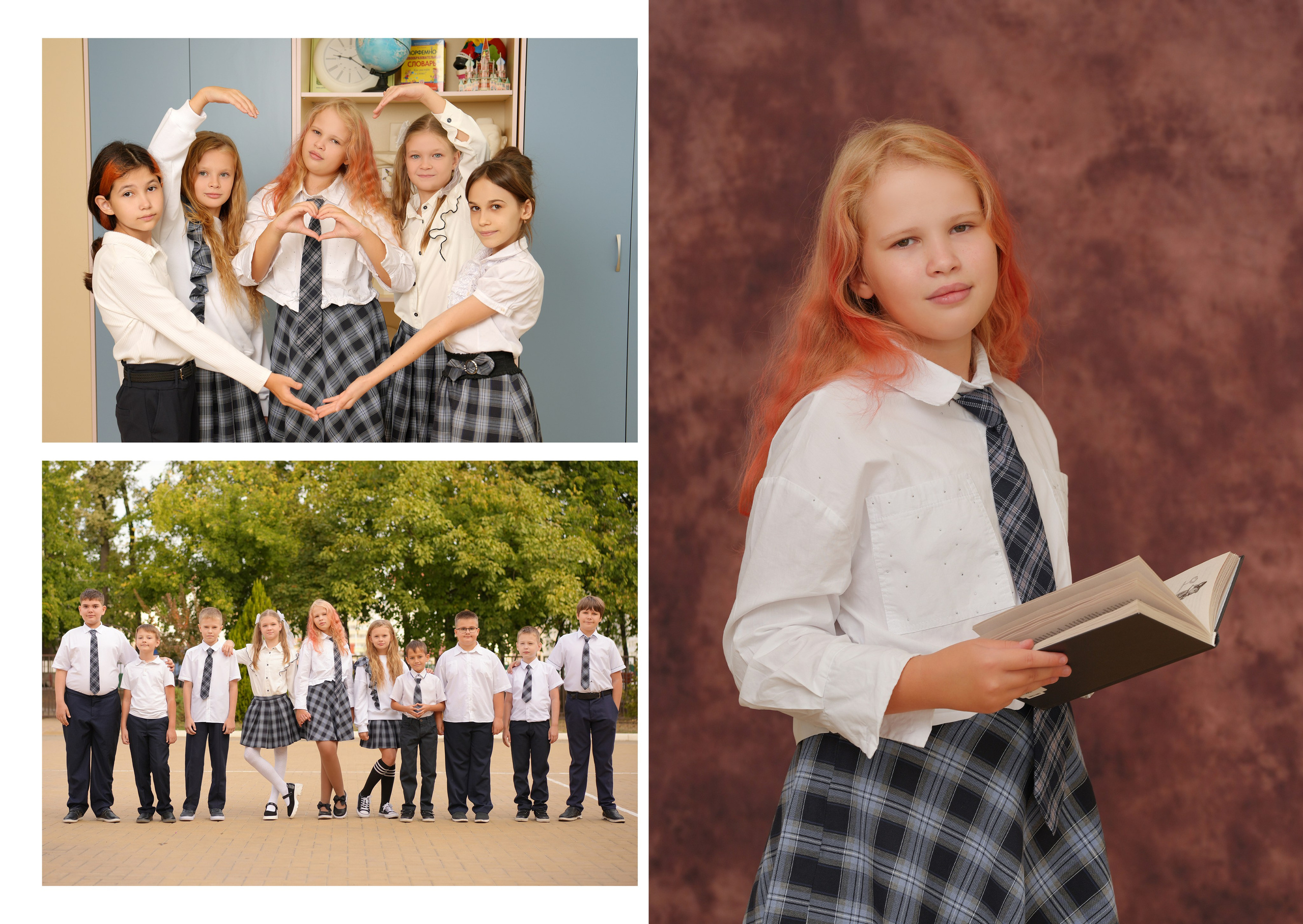 ШКОЛА 104 — 4 «В» класс. Красивый выпускной альбом в Краснодаре