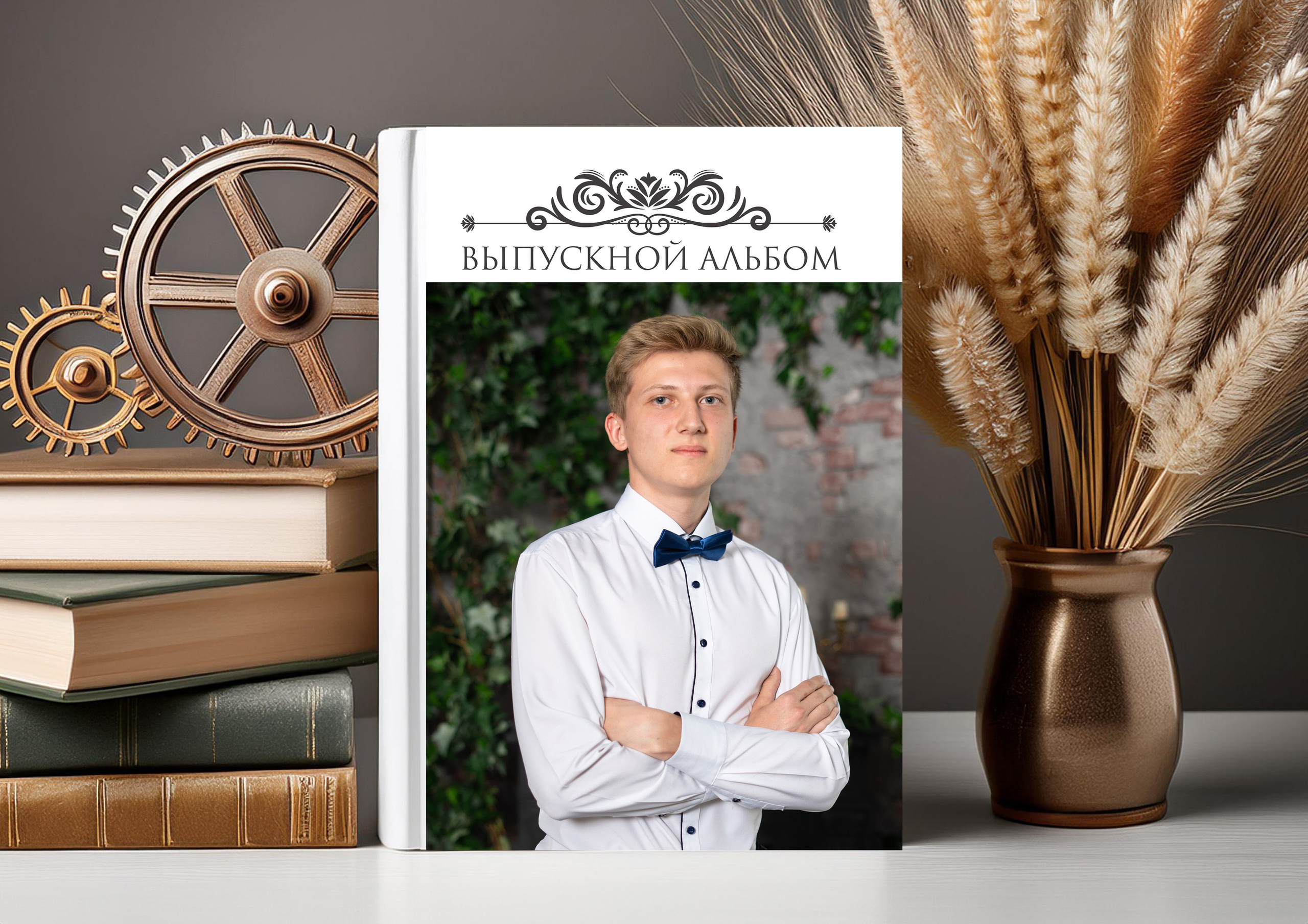 Фотокнига 5 разворотов (10 страниц). Выпускные альбомы Edi ART