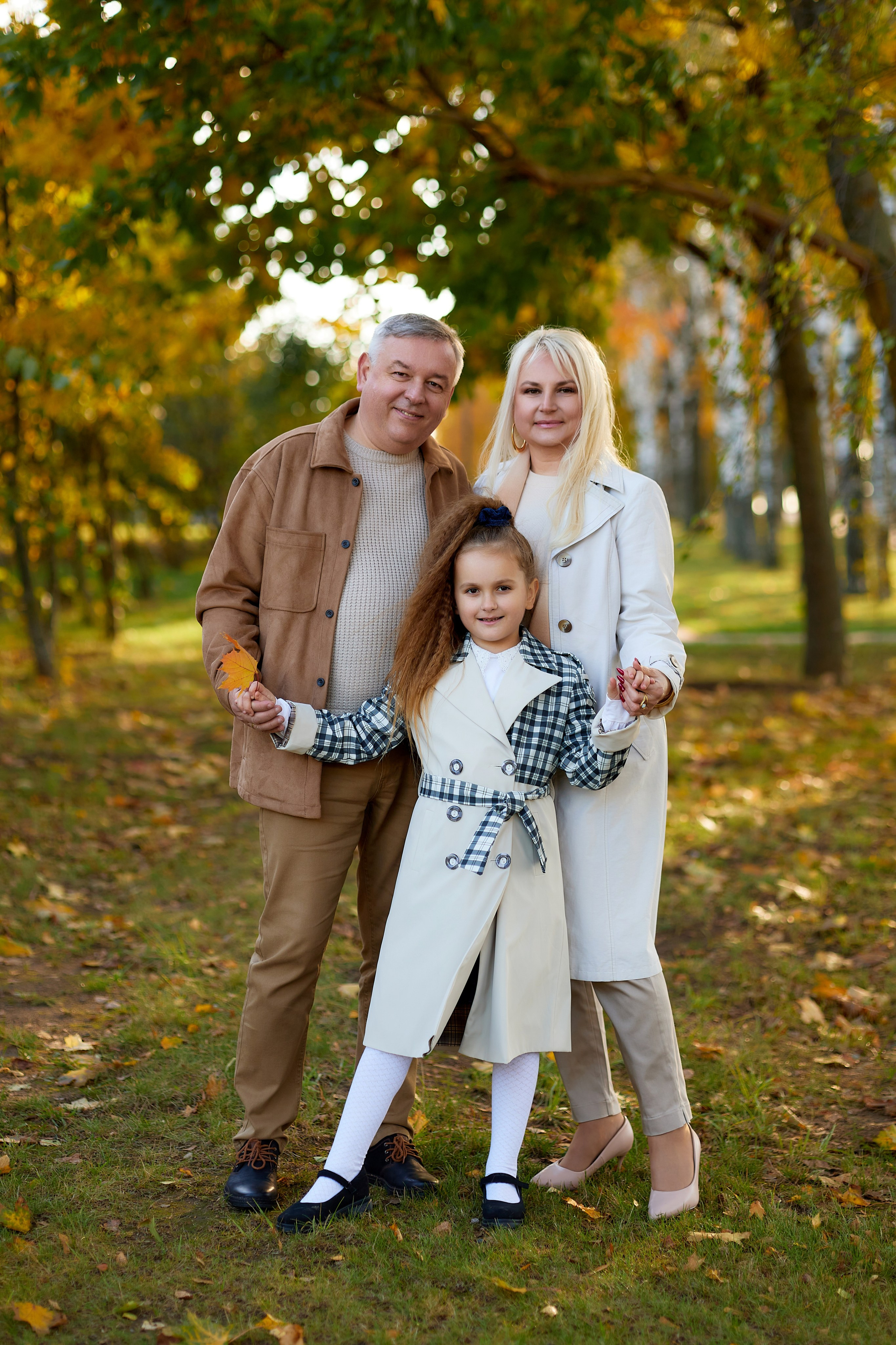 Семейная осеннняя фотосессия. Фотограф в Минске Анна Кучинская