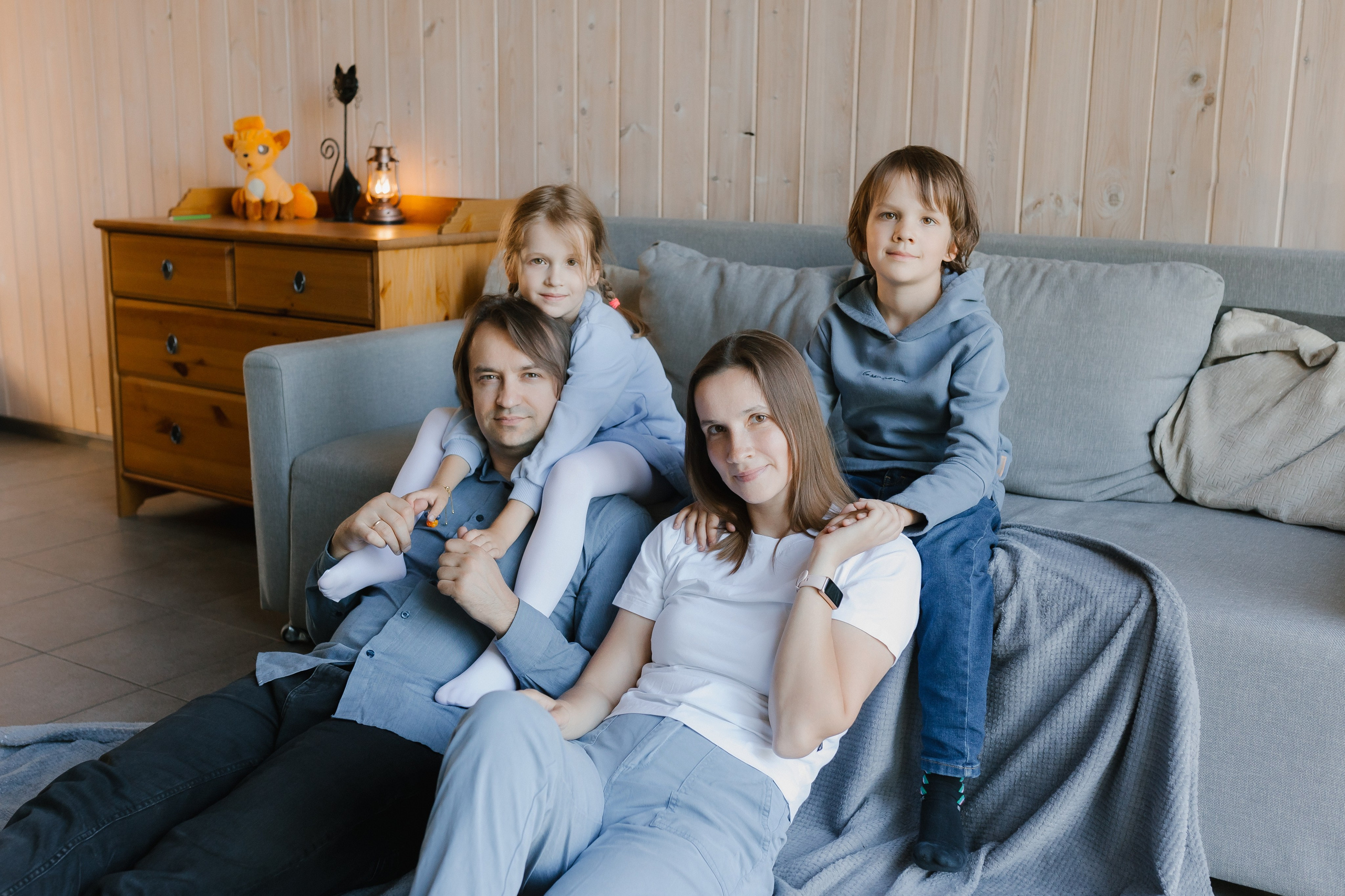 Семейная фотосессия в домике. Фотограф и видеограф в Мурманске, Москве Екатерина Нечаева